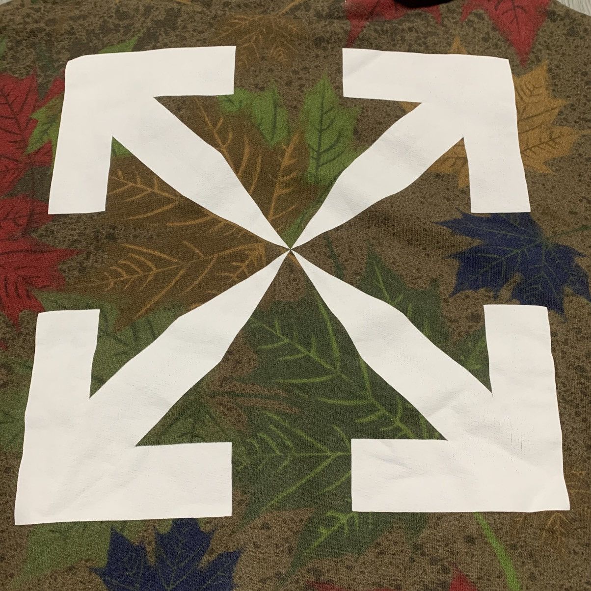 Off-White Off White Small Leaf Arrows Green Camo Hoodie Virgil Abloh Size US S / EU 44-46 / 1 - 3 Thumbnail