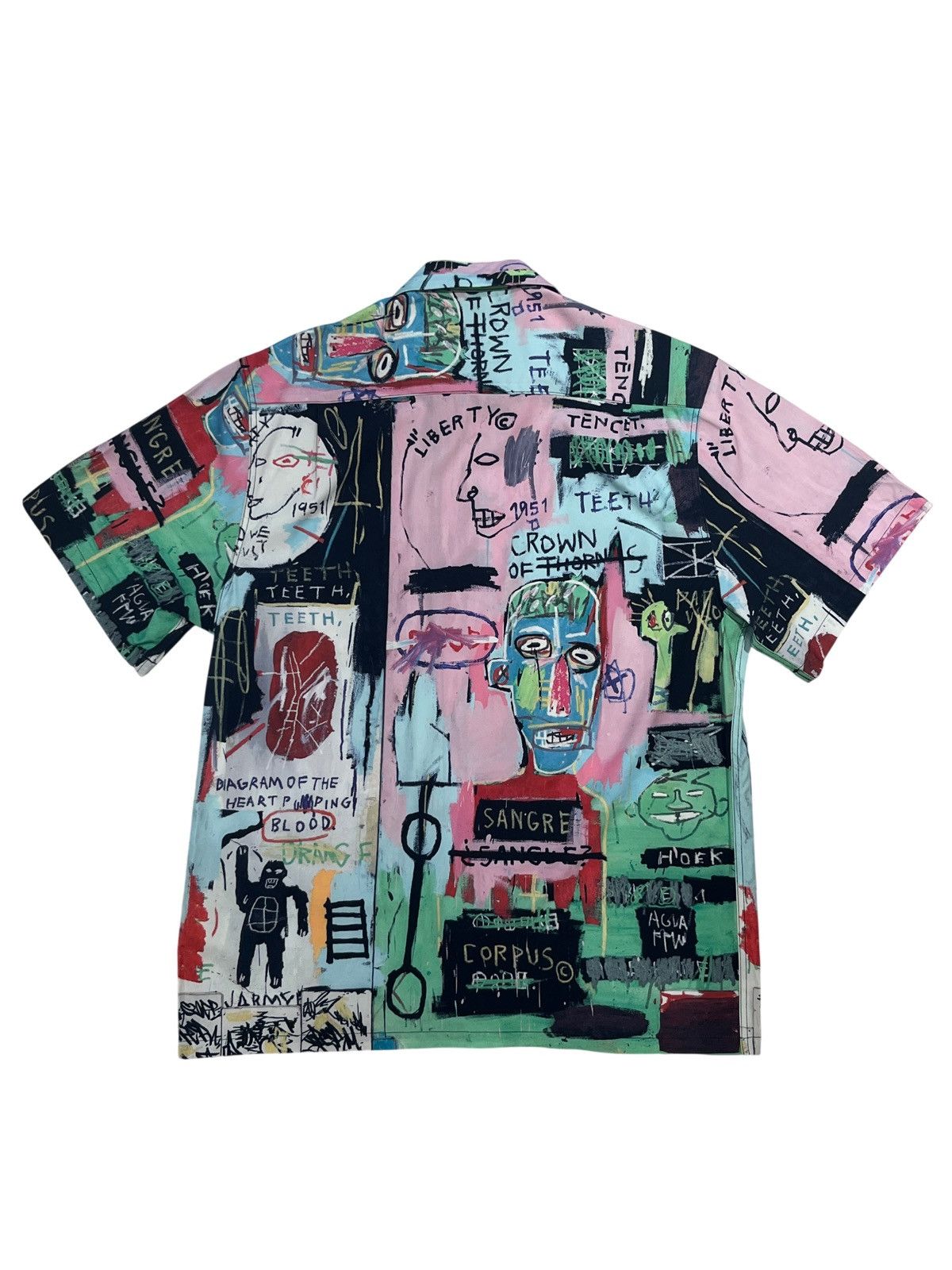 Jean-Michel Basquiat × Wacko Maria GUILTY PARTIES PARADISE TOKYO SHIRT Size US M / EU 48-50 / 2 - 2 Thumbnail
