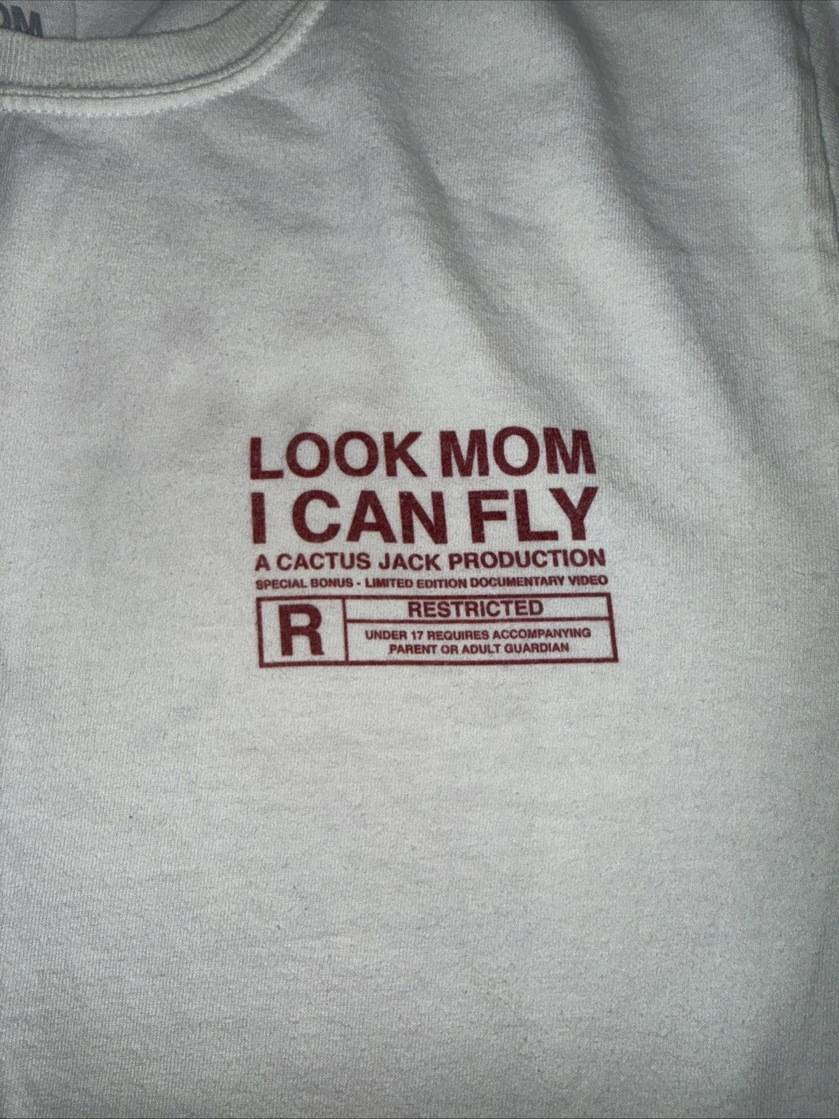 Travis Scott Cactus Jack Travis Scott Look Mom I Can Fly Tee Size Medium Size US M / EU 48-50 / 2 - 8 Thumbnail