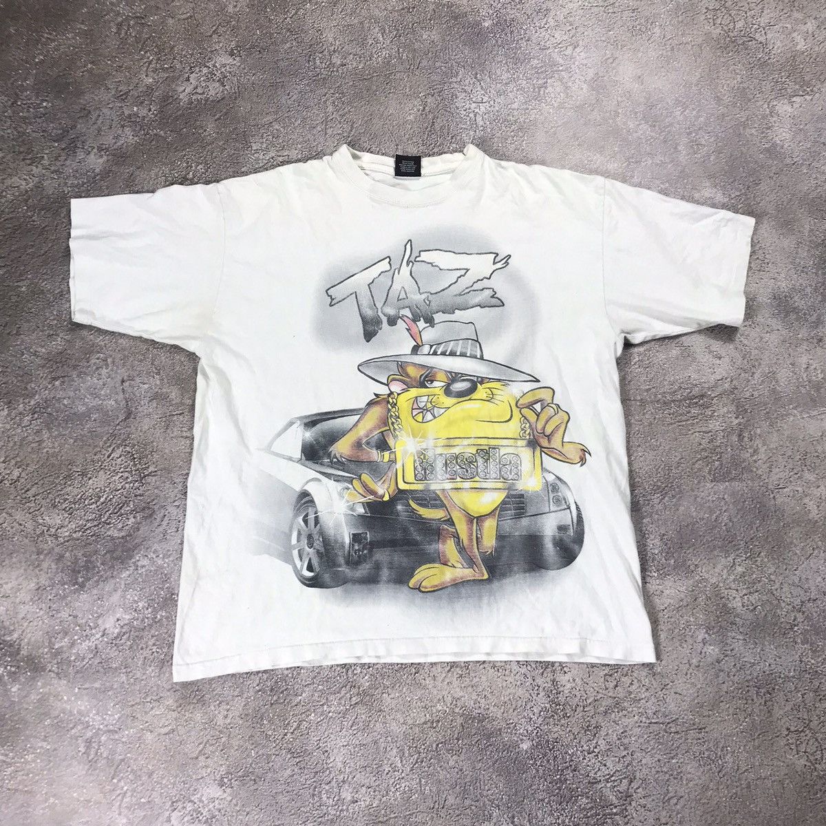 Vintage Vintage Y2K Warner Bros Taz Graphic Tee Skate Streetwear M Size US M / EU 48-50 / 2 - 1 Thumbnail