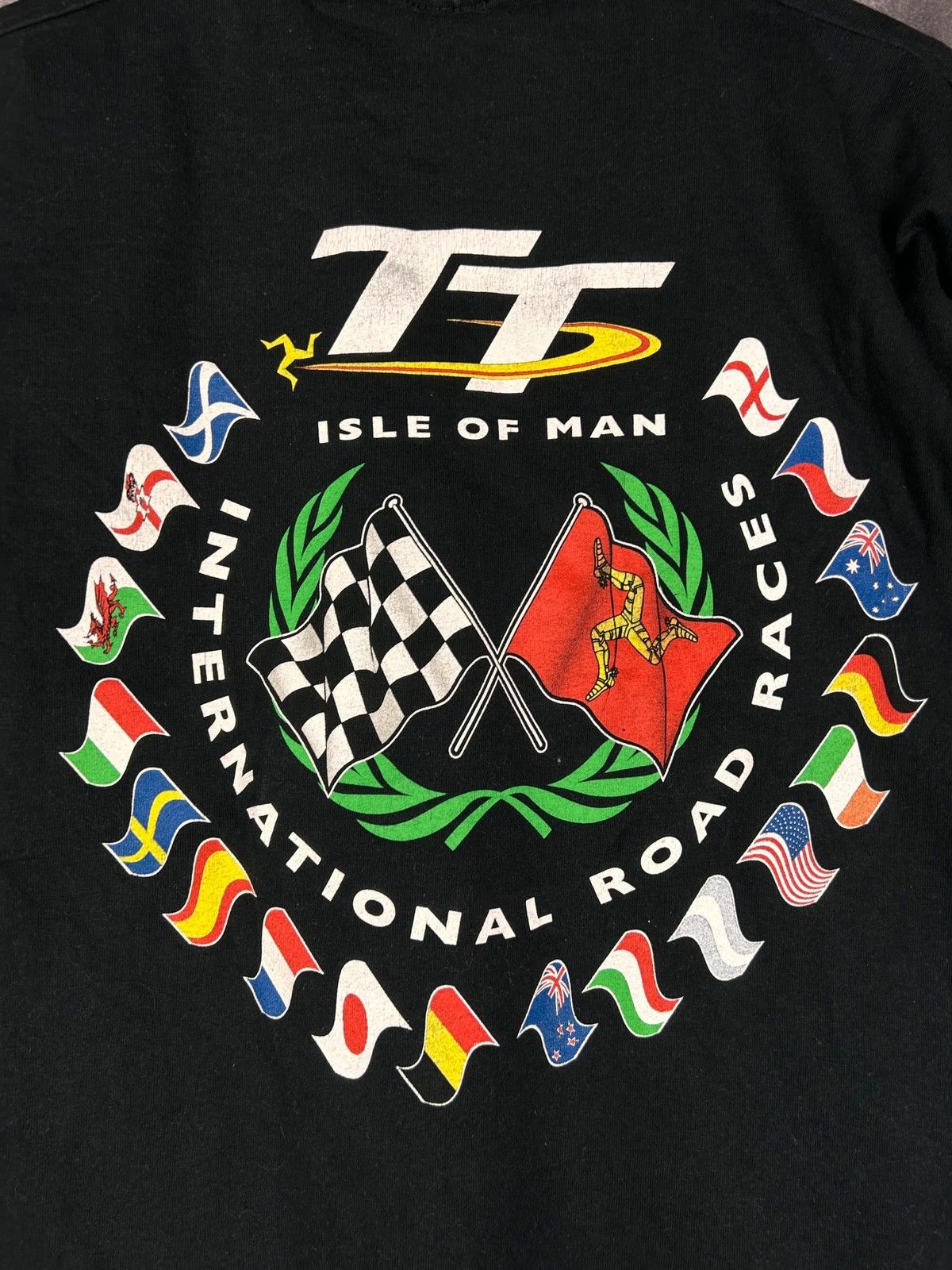Fruit Of The Loom Isle Of Man TT from 2010 motorcycle tee big logo print Size US XL / EU 56 / 4 - 4 Thumbnail