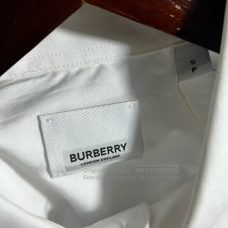 Burberry Burberry White Long Sleeve Men's Shirt. Size US S / EU 44-46 / 1 - 3 Thumbnail