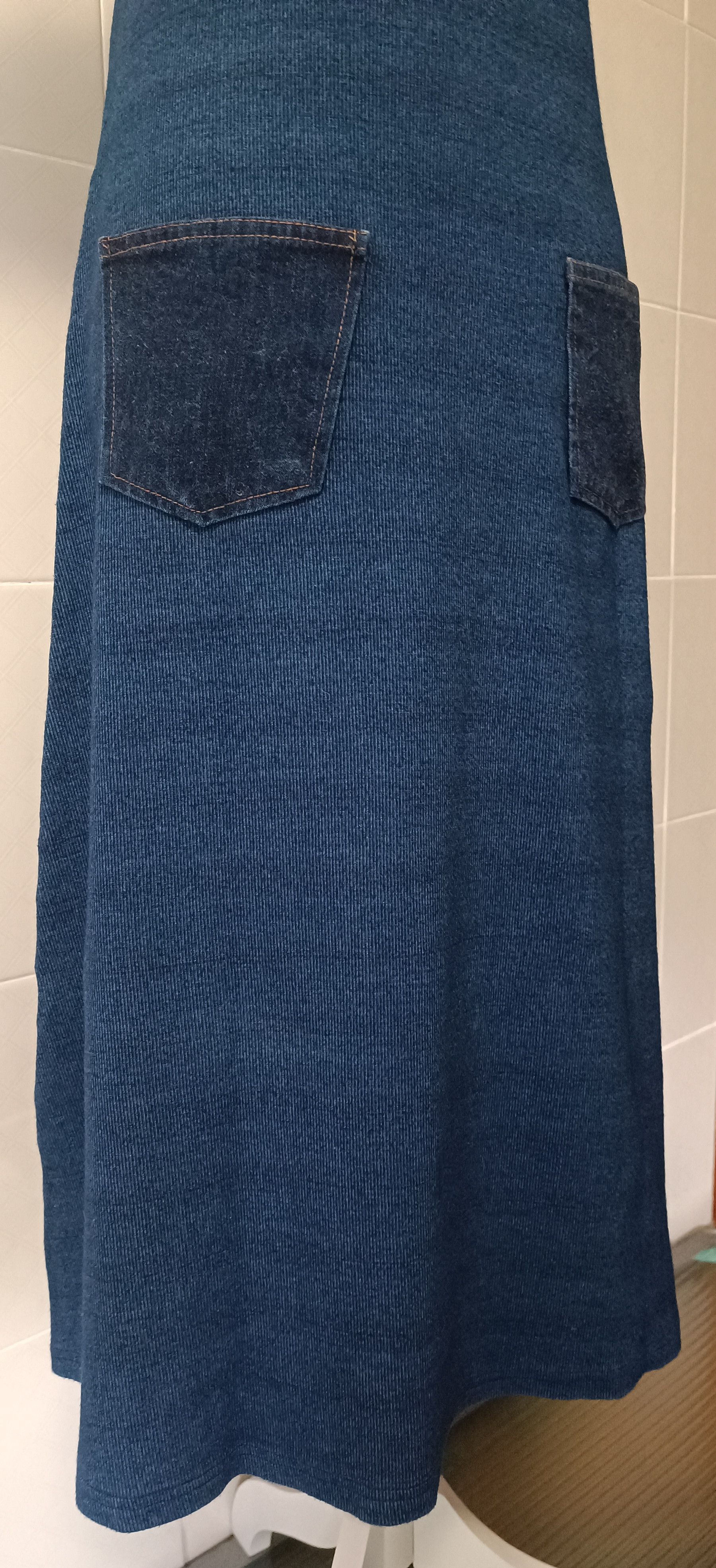 Jean Paul Gaultier 90's - Gaultier Jeans Denim pockets - maxi dress Size M / US 6-8 / IT 42-44 - 18 Thumbnail
