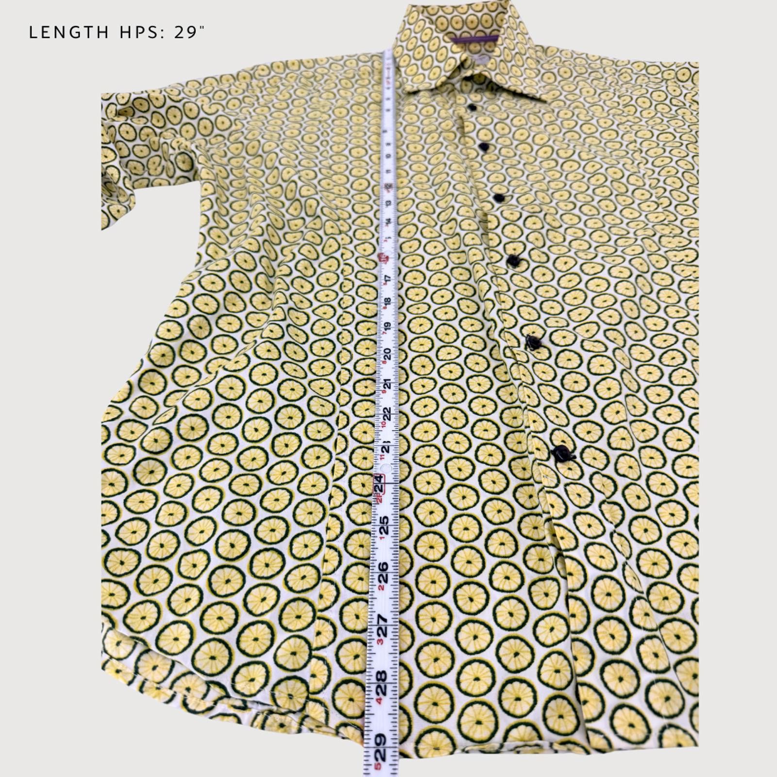 Other Coton Doux Paris Lemon Print Button Up 43 L Size US L / EU 52-54 / 3 - 8 Thumbnail