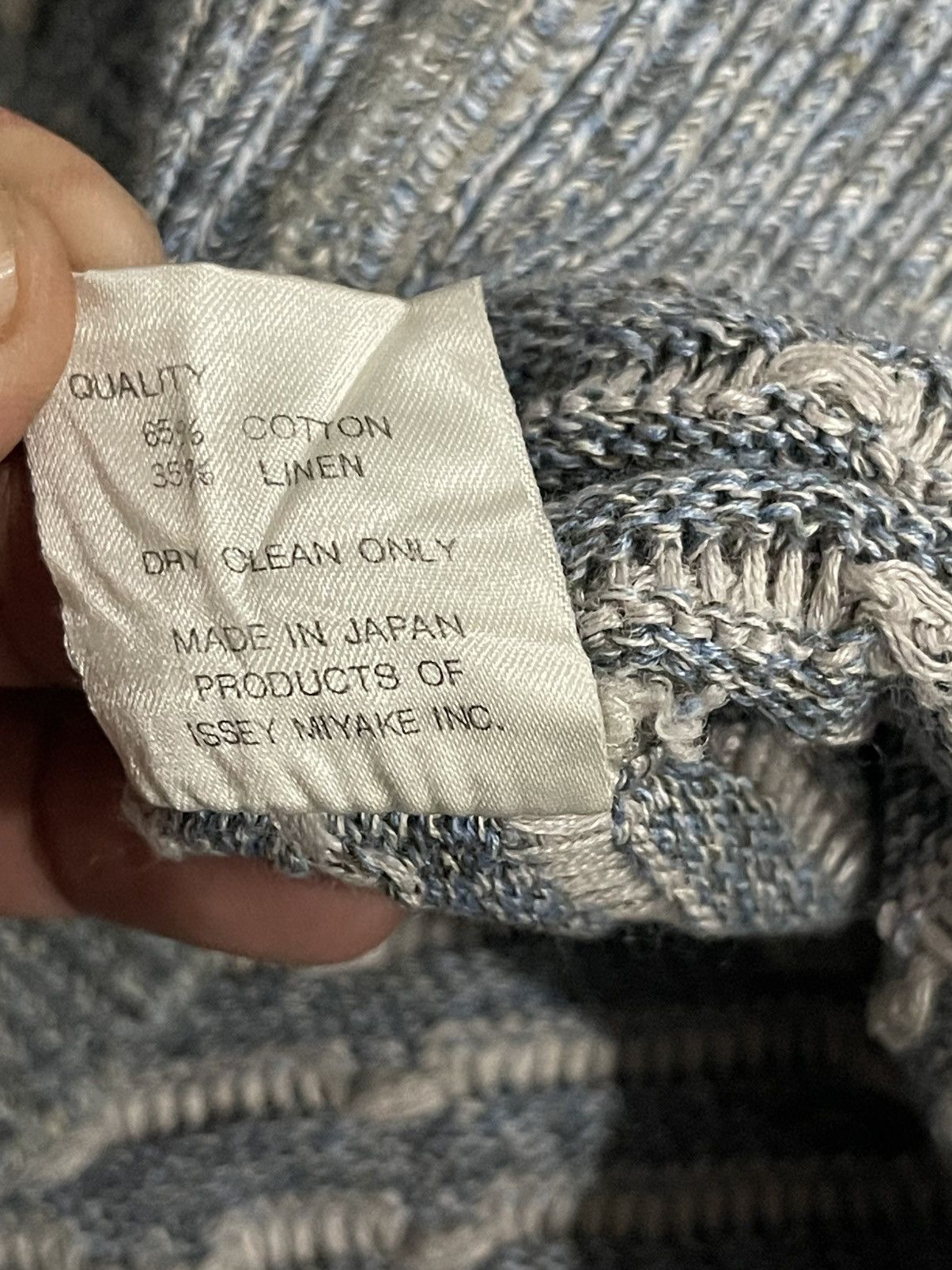 Issey Miyake Issey Miyake Short Sleeve Knit Size US L / EU 52-54 / 3 - 13 Thumbnail