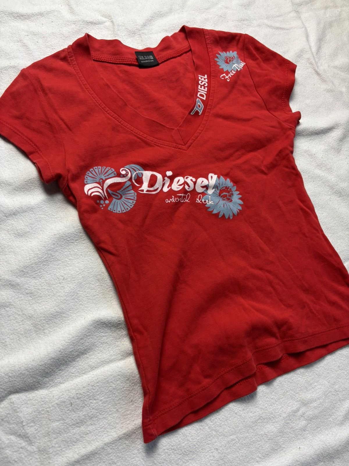 Vintage Vintage 2000s printed y2k shot sleeve t-shirt Diesel style Size S / US 4 / IT 40 - 3 Thumbnail