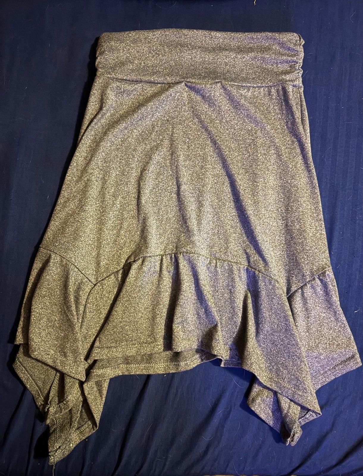 Designer Small Gray Skirt Knee Length Size 28" / US 6 / IT 42 - 2 Thumbnail