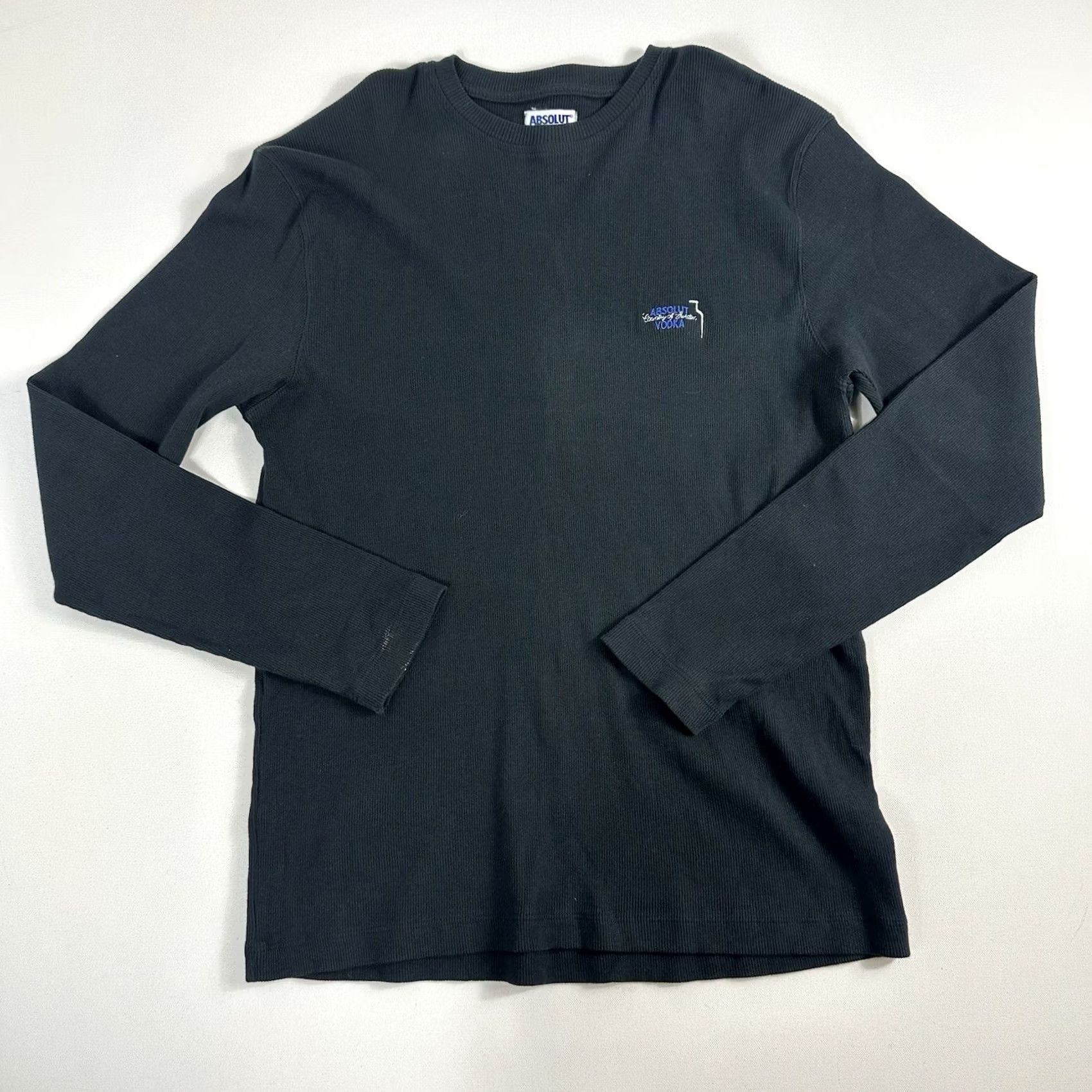 Vintage ABSOLUT Vodka wilke Rodriguez Thermal Sweatshirt Mens XL Black Long Sleeve Mens XL Thermal Sweatshirt Size US XL / EU 56 / 4 - 2 Thumbnail
