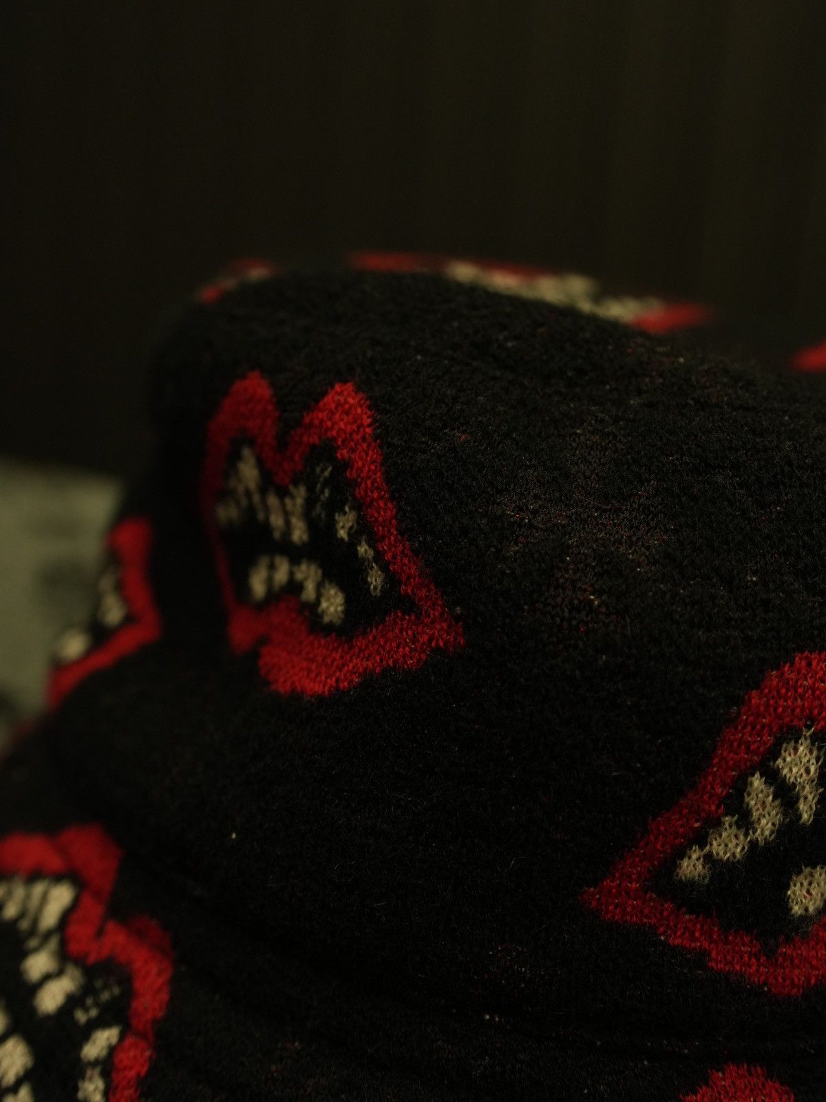 Chrome Hearts × Matty Boy Chrome Hearts Matty Boy Chomper Cashmere Bucket Hat Size ONE SIZE - 5 Thumbnail