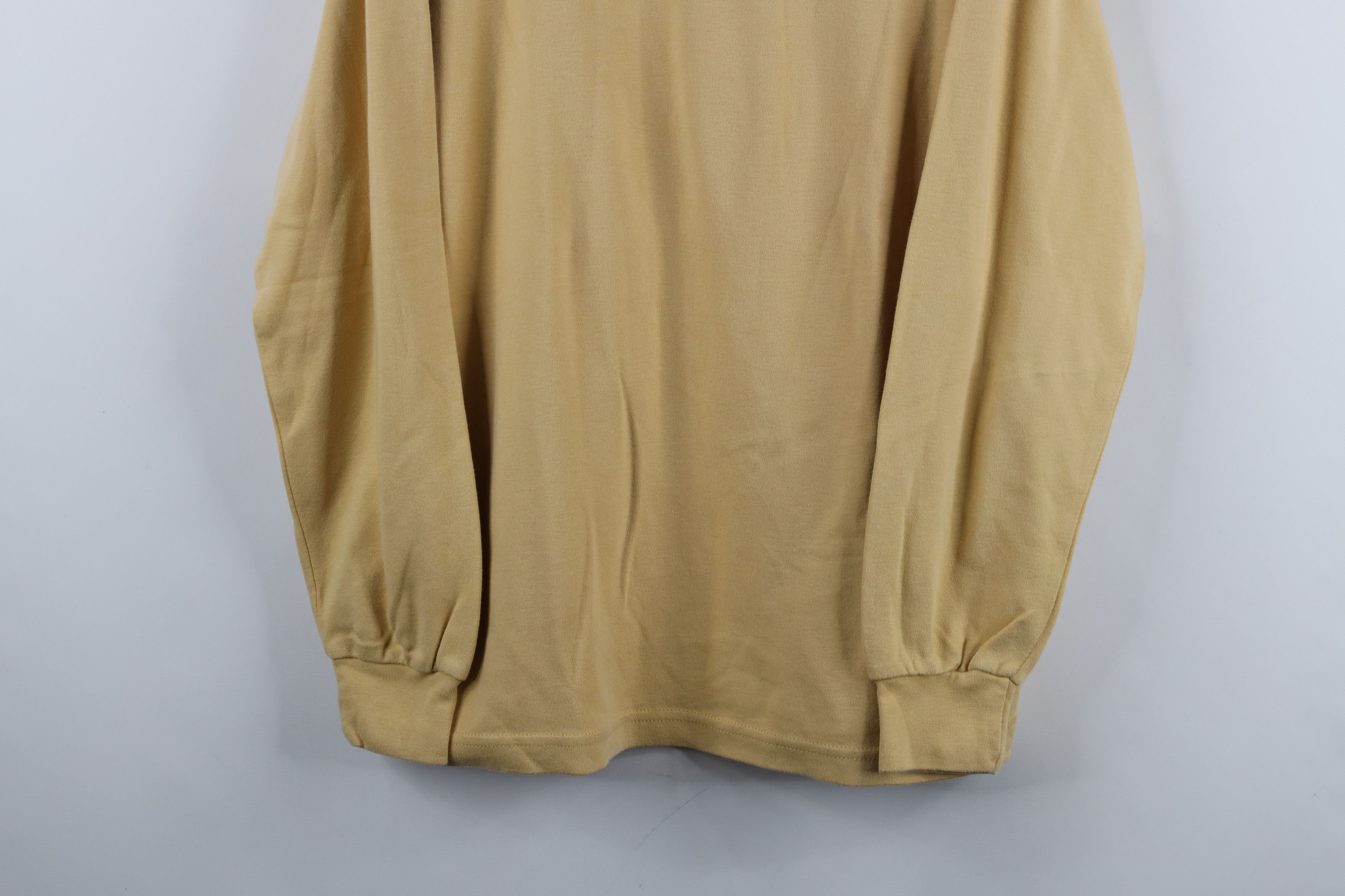 Vintage × Woolrich Woolen Mills Vintage 90s Woolrich Blank Turtleneck T-Shirt Wheat Brown Size M / US 6-8 / IT 42-44 - 3 Thumbnail