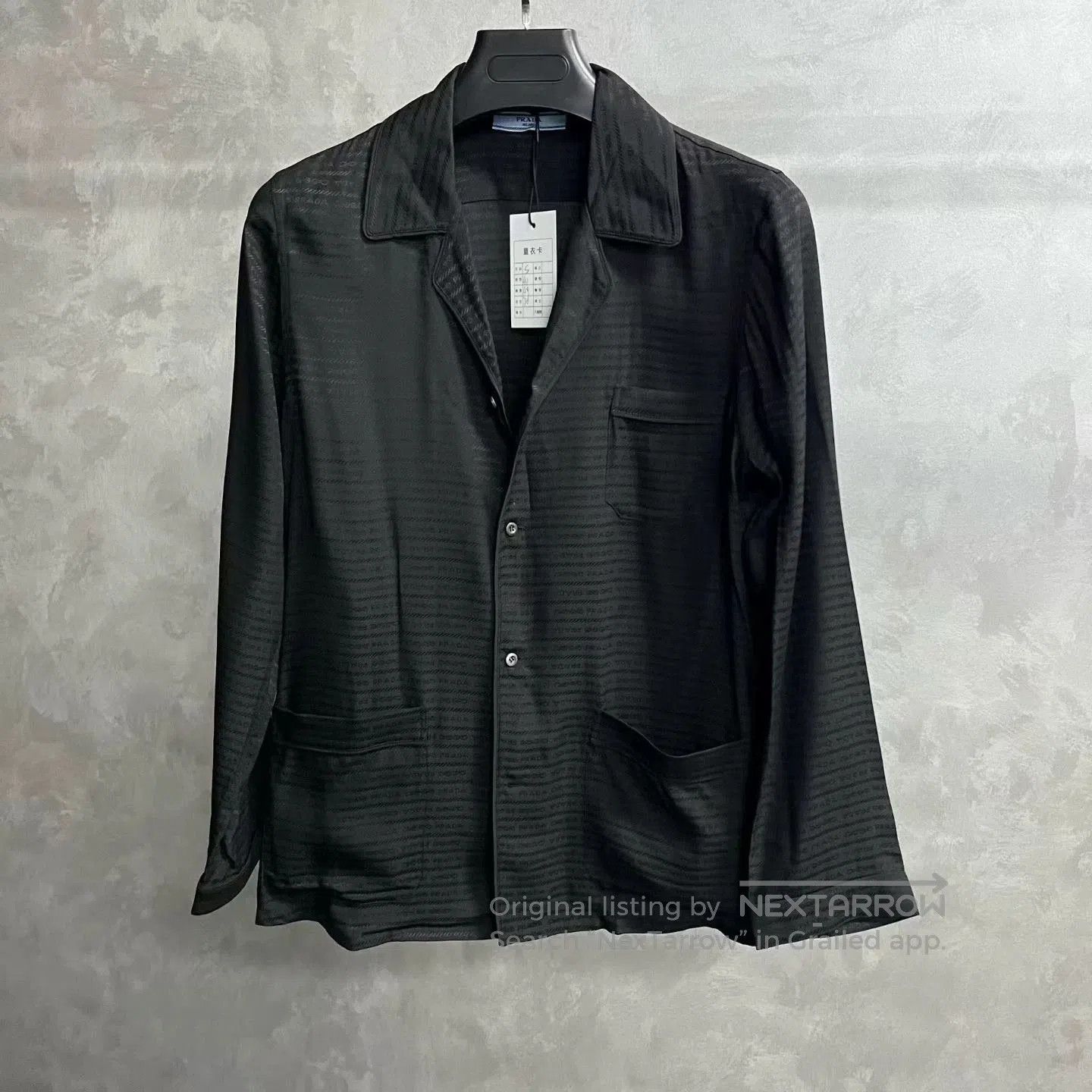Prada prada black triangle logo casual jacket. Size US S / EU 44-46 / 1 - 1 Thumbnail
