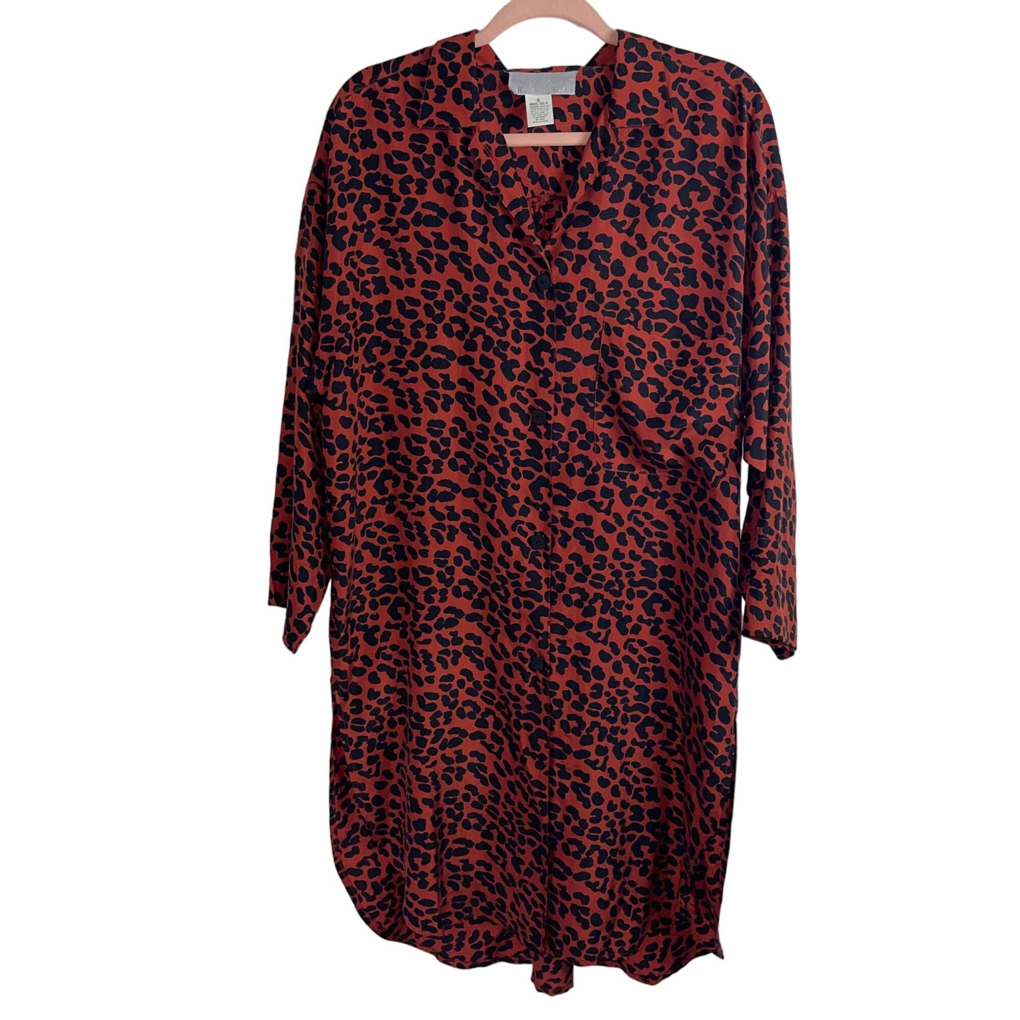 Other Diane Gilman Womens Nightshirt Size Small Red Size S / US 4 / IT 40 - 1 Thumbnail