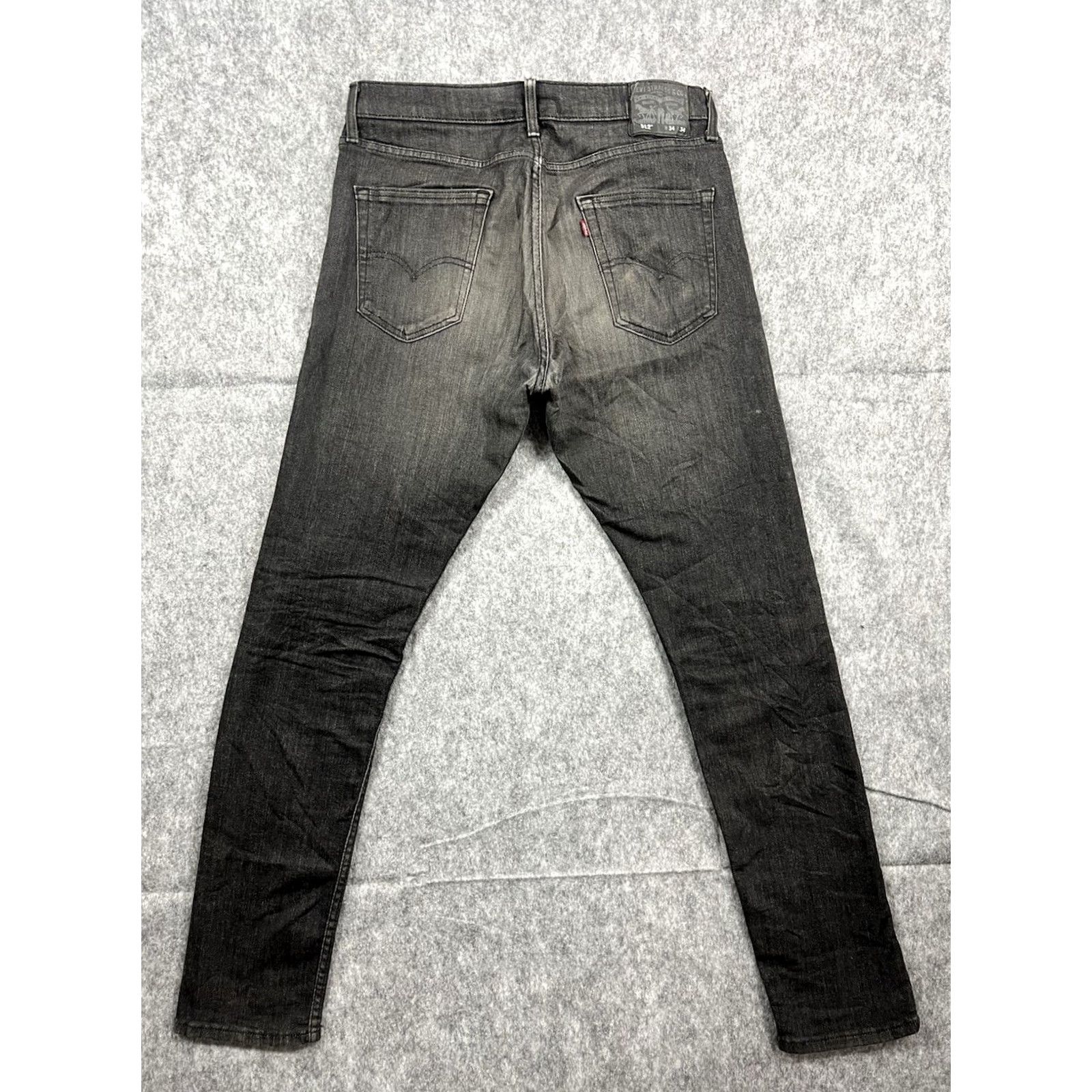 Levi's VINTAGE: No Levi's 512 Jeans Slim Slim Taper 34x34 Black Denim 5-Pocket Mens Adults 90s USA Size US 34 / EU 50 - 2 Thumbnail