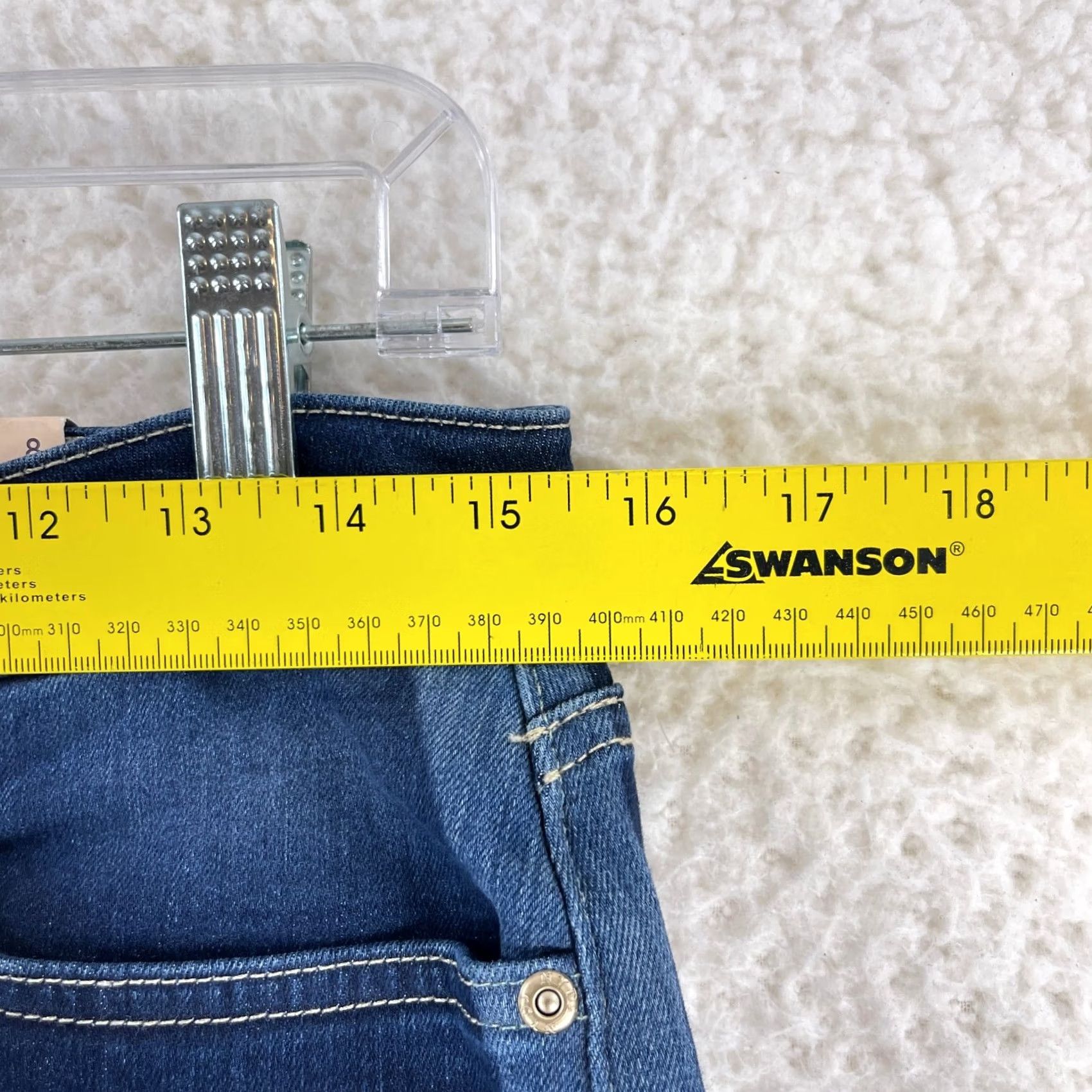 NYDJ VINTAGE NYDJ Jeans Womens Size 8 Ami Skinny Leg Denim Mid-Rise Dark Wash Blue Denim Skinny Jeans Womens 8 NYDJ City College Preppy Size 30" / US 8 / IT 44 - 6 Thumbnail