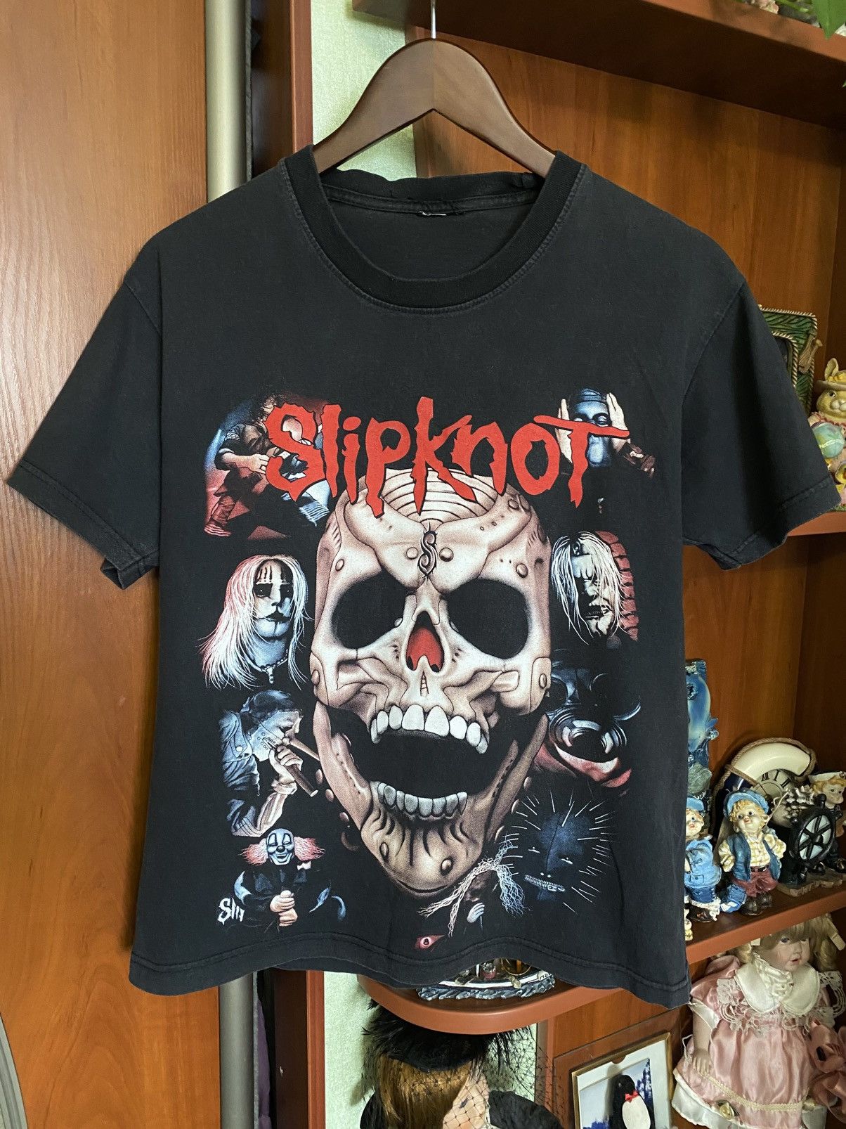 Slipknot Vintage Slipknot Y2k Skull Fade Tee Size US M / EU 48-50 / 2 - 1 Thumbnail