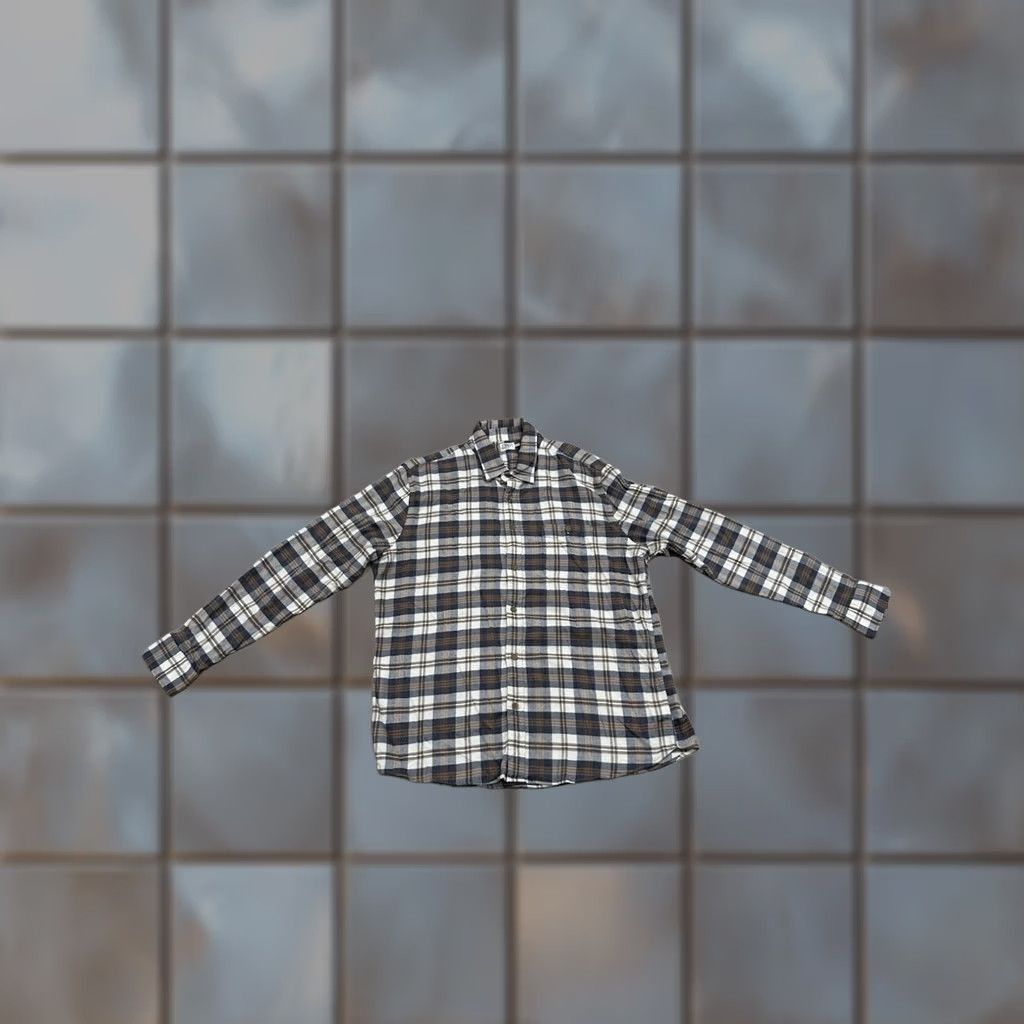 Faherty Faherty Shirt Mens 2XL The All Time Casual Brushed Flannel Autumn Plaid Size US XXL / EU 58 / 5 - 1 Thumbnail