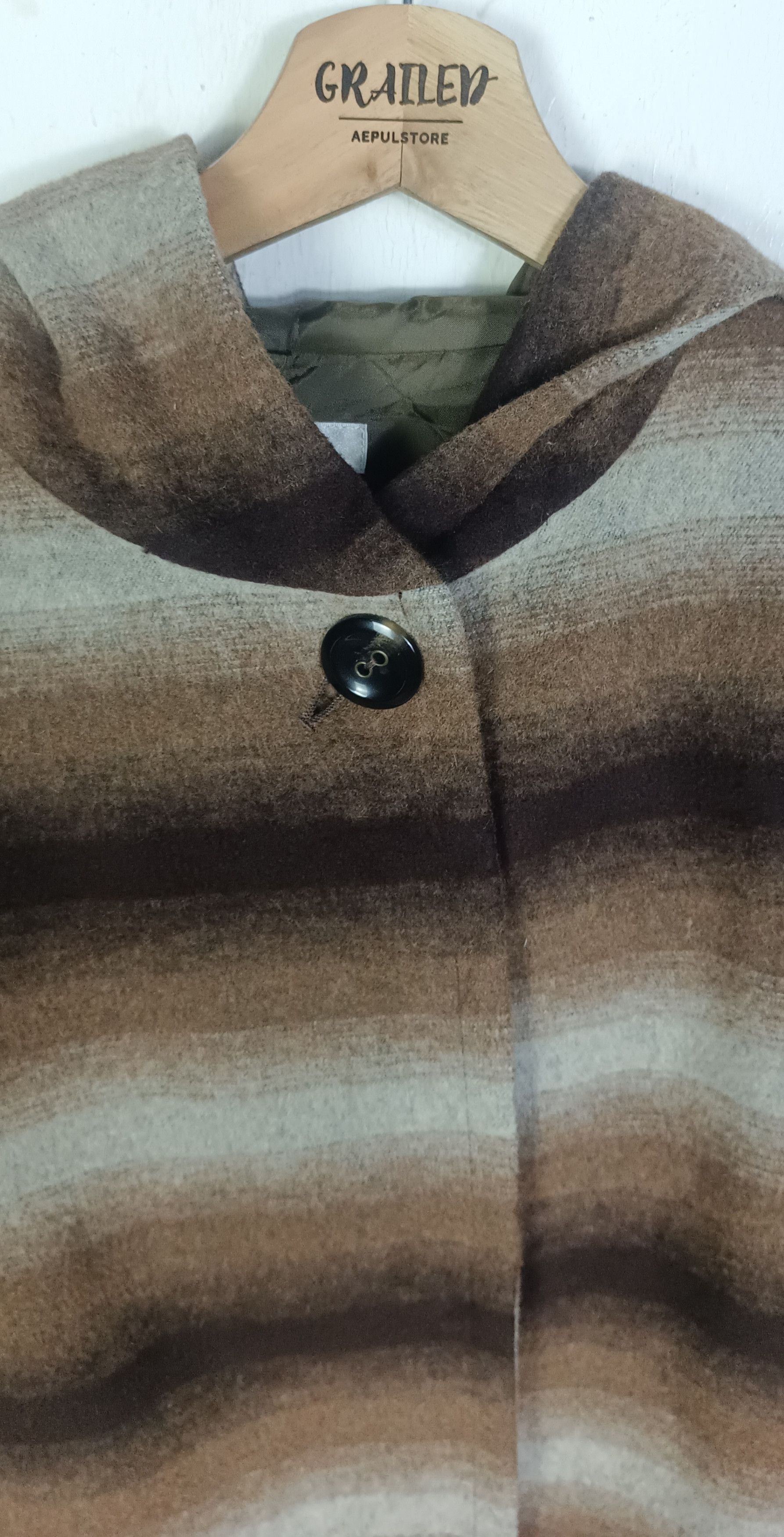 Golden Bear × Japanese Brand × Vintage Golden Bear A-line Coat Wool Blend Size XL Size US XL / EU 56 / 4 - 8 Thumbnail