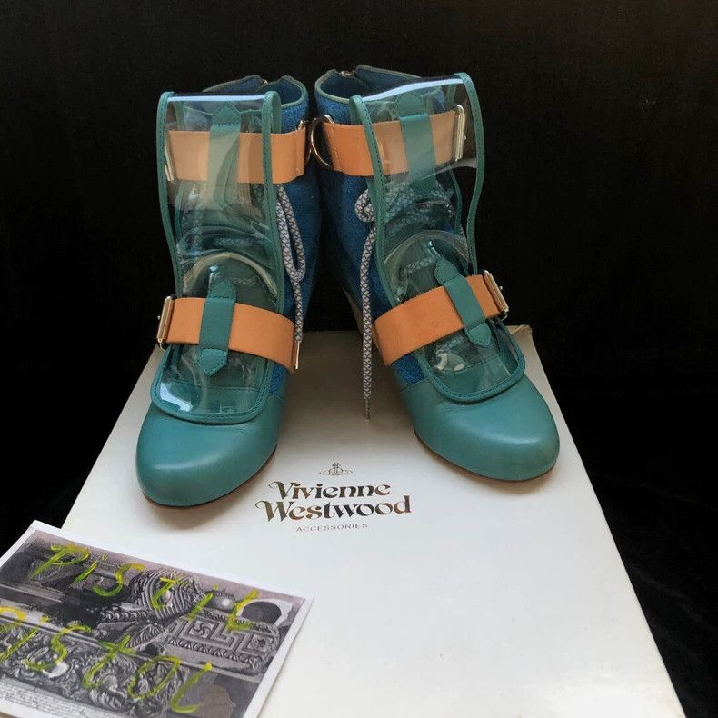 Vivienne Westwood Vivienne Westwood Rare laced ankle boots with high heels Size US 4.5 / IT 34.5 - 3 Thumbnail