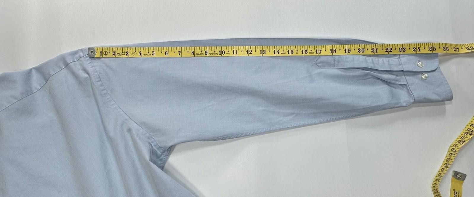 Bloomingdale's Bloomingdales Contemporary Button Up Blue Mens L 16.5-34/35 Size US L / EU 52-54 / 3 - 5 Thumbnail