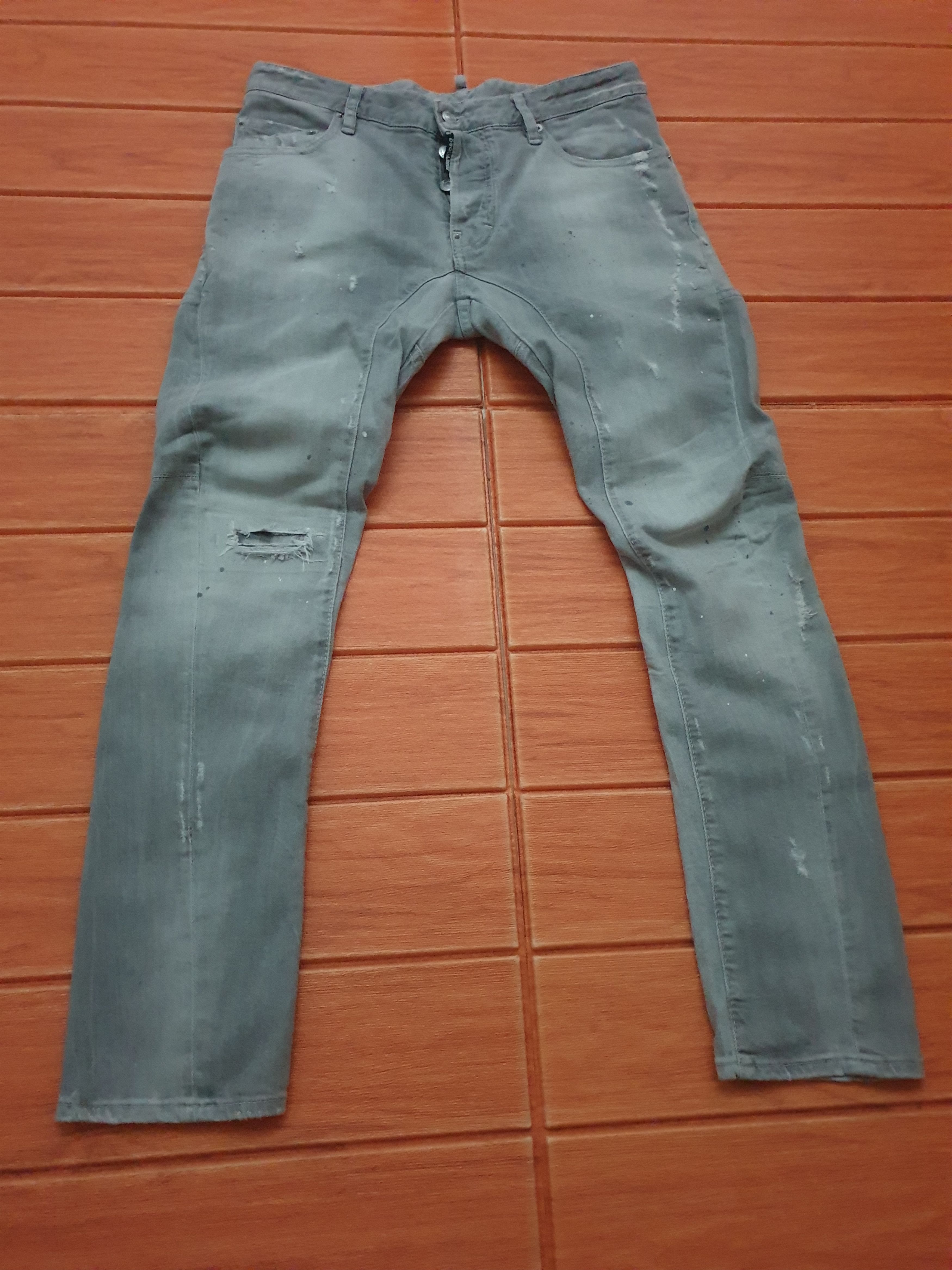 Dsquared2 💥Dsquared2 Made in ITALY grey colour pant Size US 33 - 5 Thumbnail