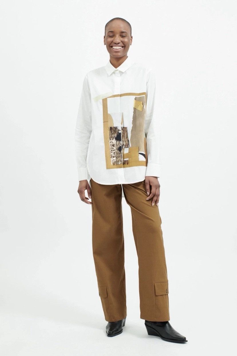 Annette Gortz ANNETTE GORTZ STRAIGHT TABAK PANTS ELISE WITH LOW POCKETS Size 26" / US 2 / IT 38 - 1 Thumbnail