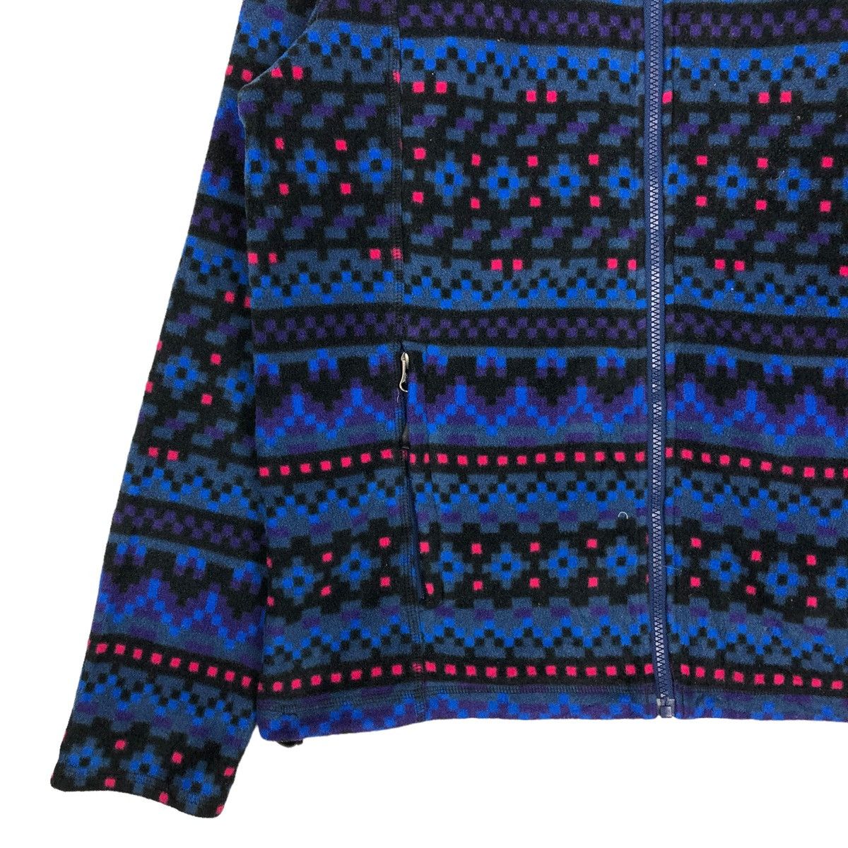 Japanese Brand 🔥VINTAGE FLEECE JACKET AZTEC NATIVE NAVAJO COLUMBIA Size US L / EU 52-54 / 3 - 4 Thumbnail