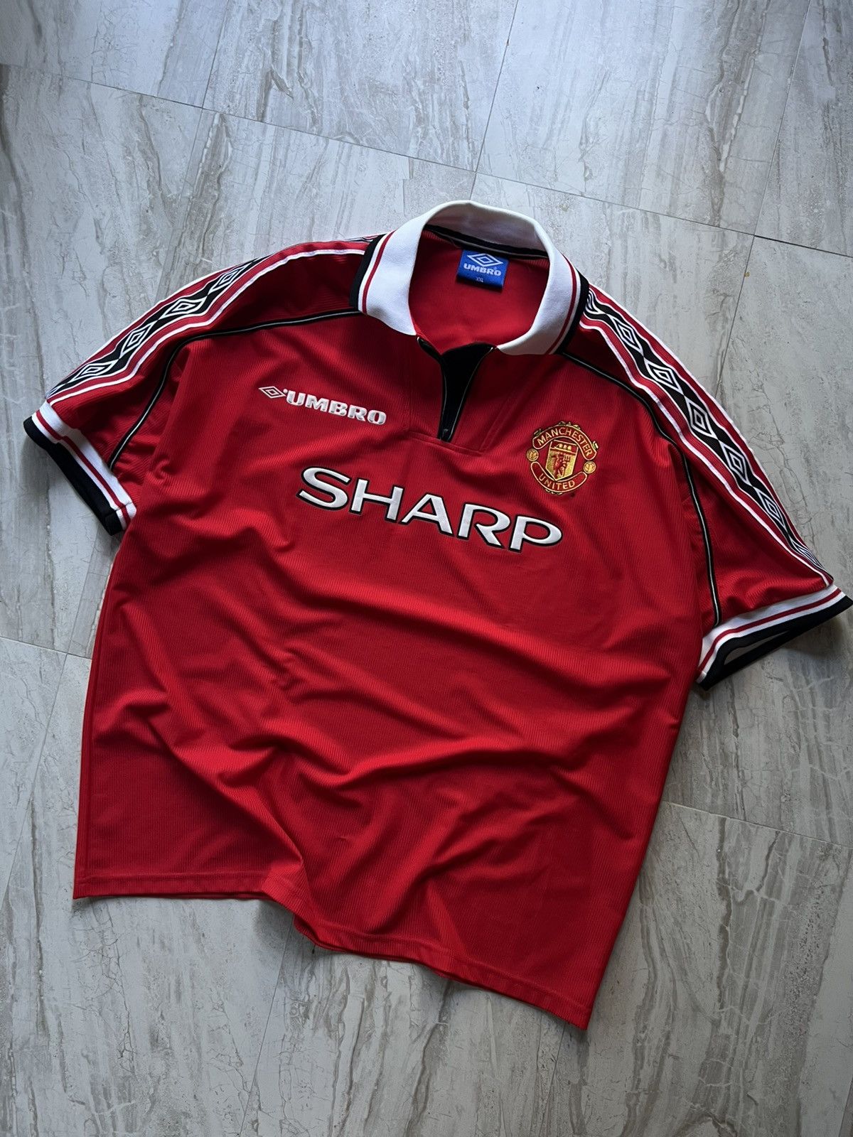 Nike Vintage 90’s Manchester United FC Soccer Futbol Jersey Kit Size US XXL / EU 58 / 5 - 1 Thumbnail
