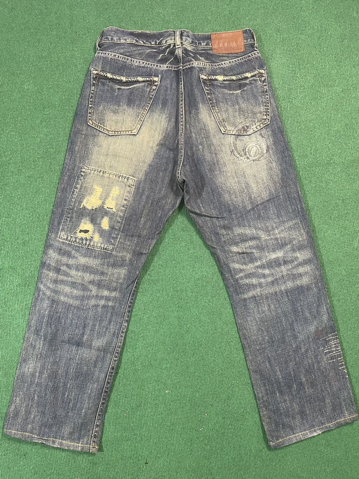 Global Work Vintage Distressed Global Work Japanese Jeans Size US 32 / EU 48 - 5 Thumbnail
