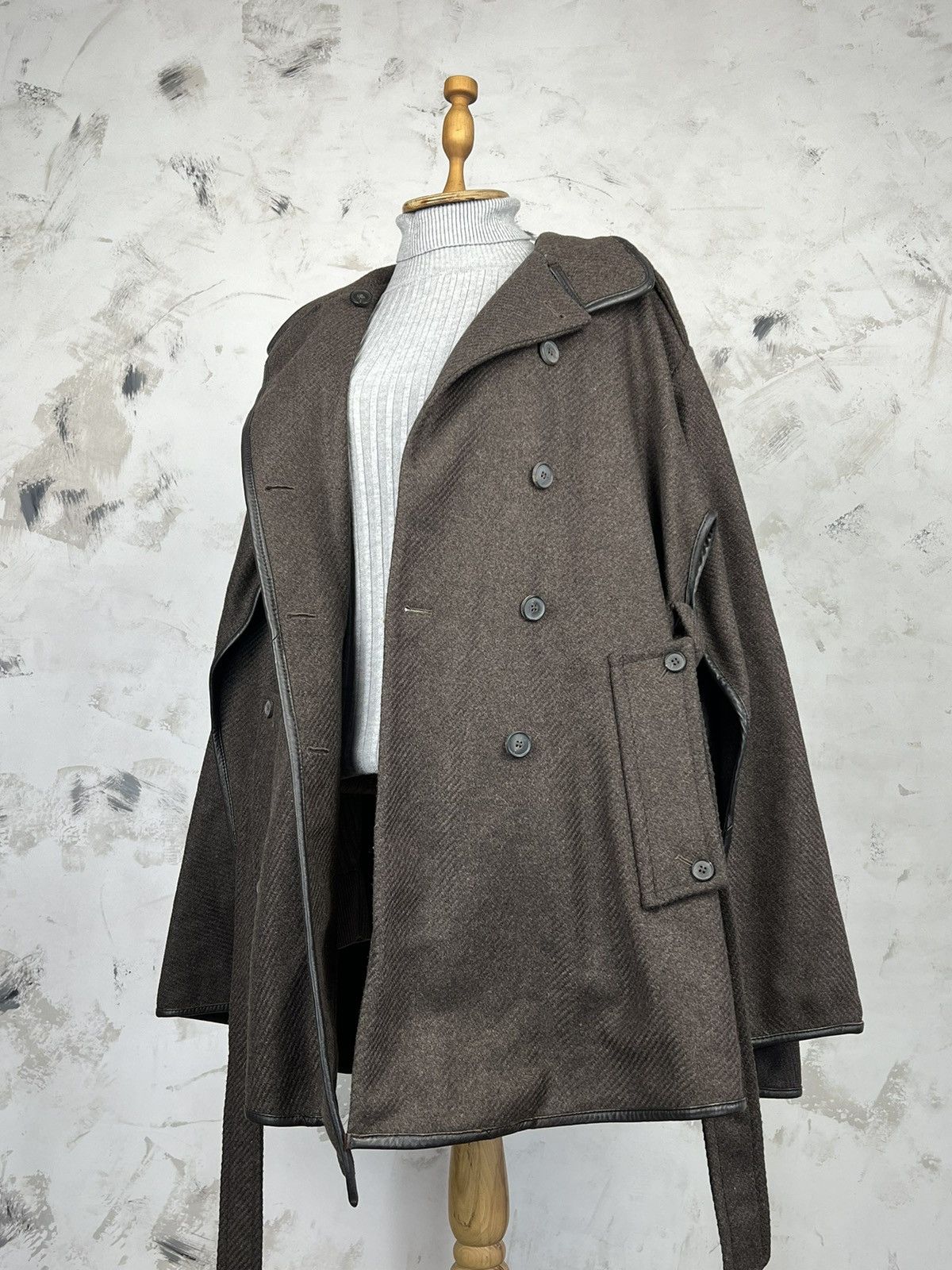 Allsaints Vintage Allsaints Poncho Jacket Size M - L US 10 Size L / US 10 / IT 46 - 2 Thumbnail