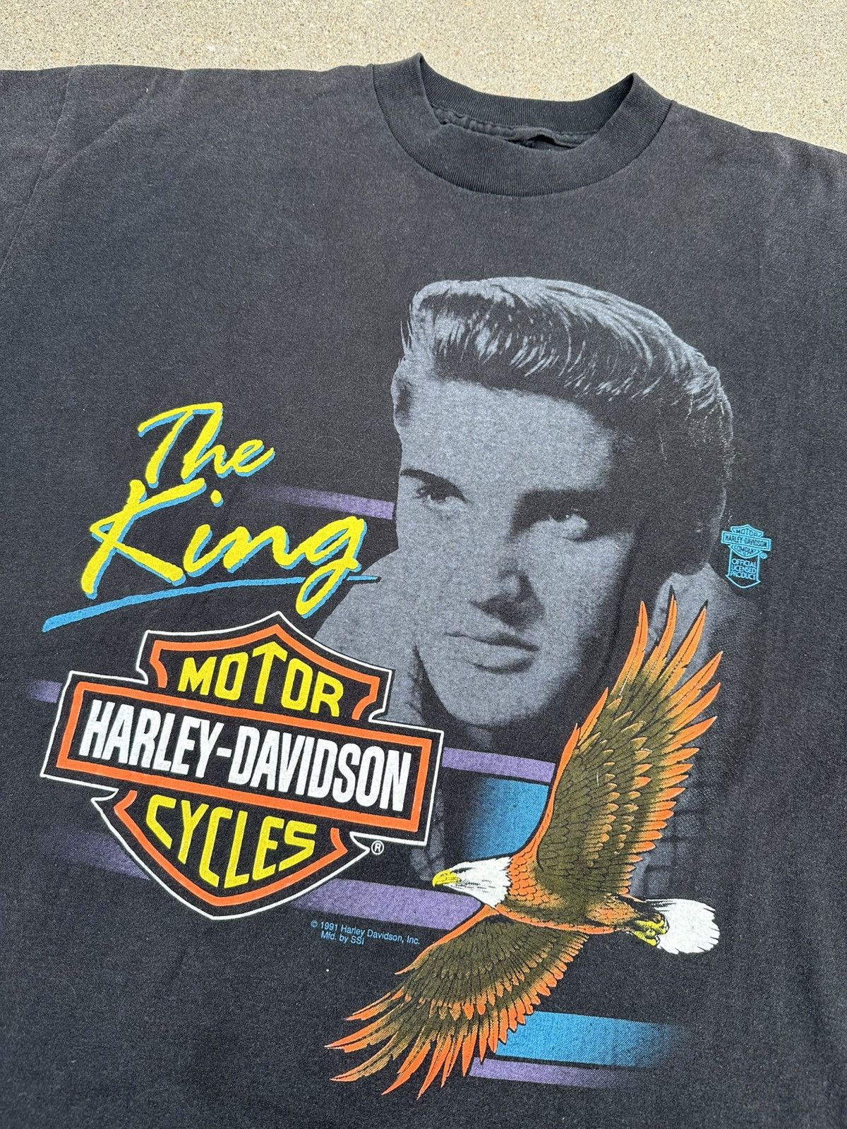 Harley Davidson Vintage Elvis Presley Harley Davidson Shirt Size US XL / EU 56 / 4 - 2 Thumbnail