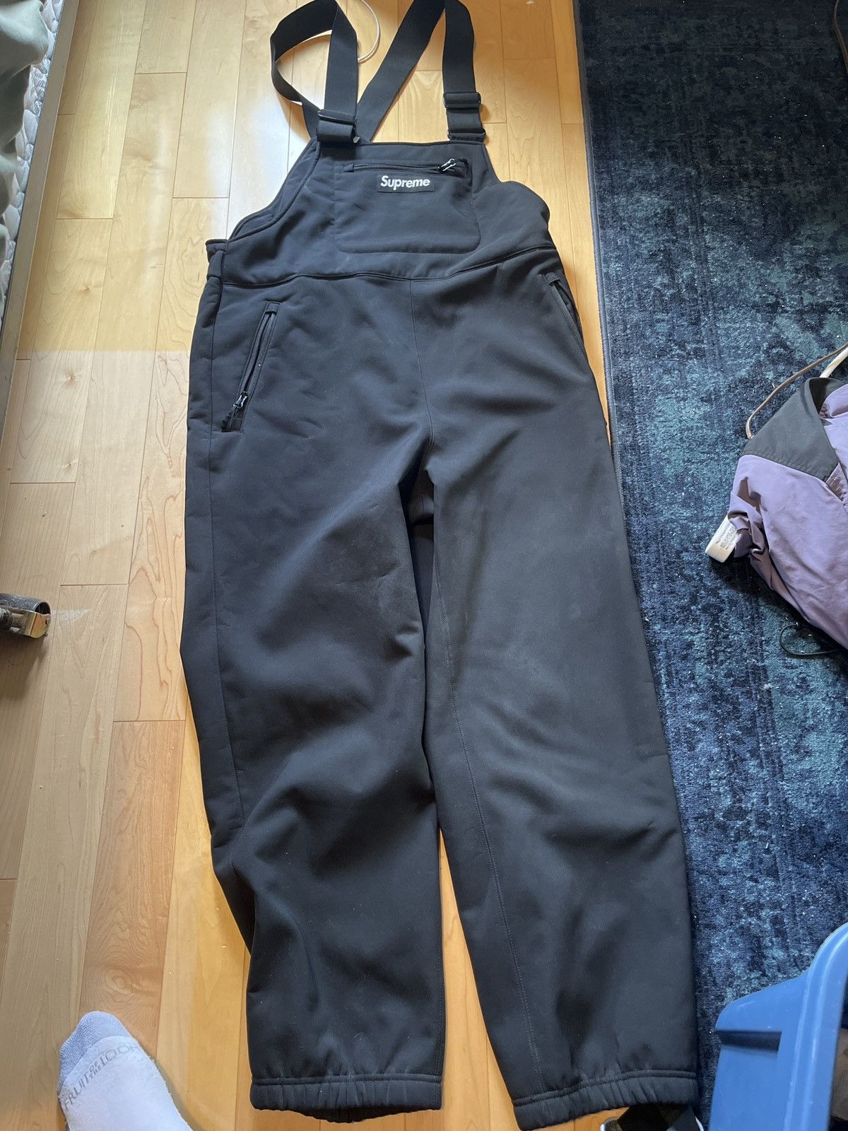 image of Supreme Windstopper Overalls in Black, Men's (Size 34)