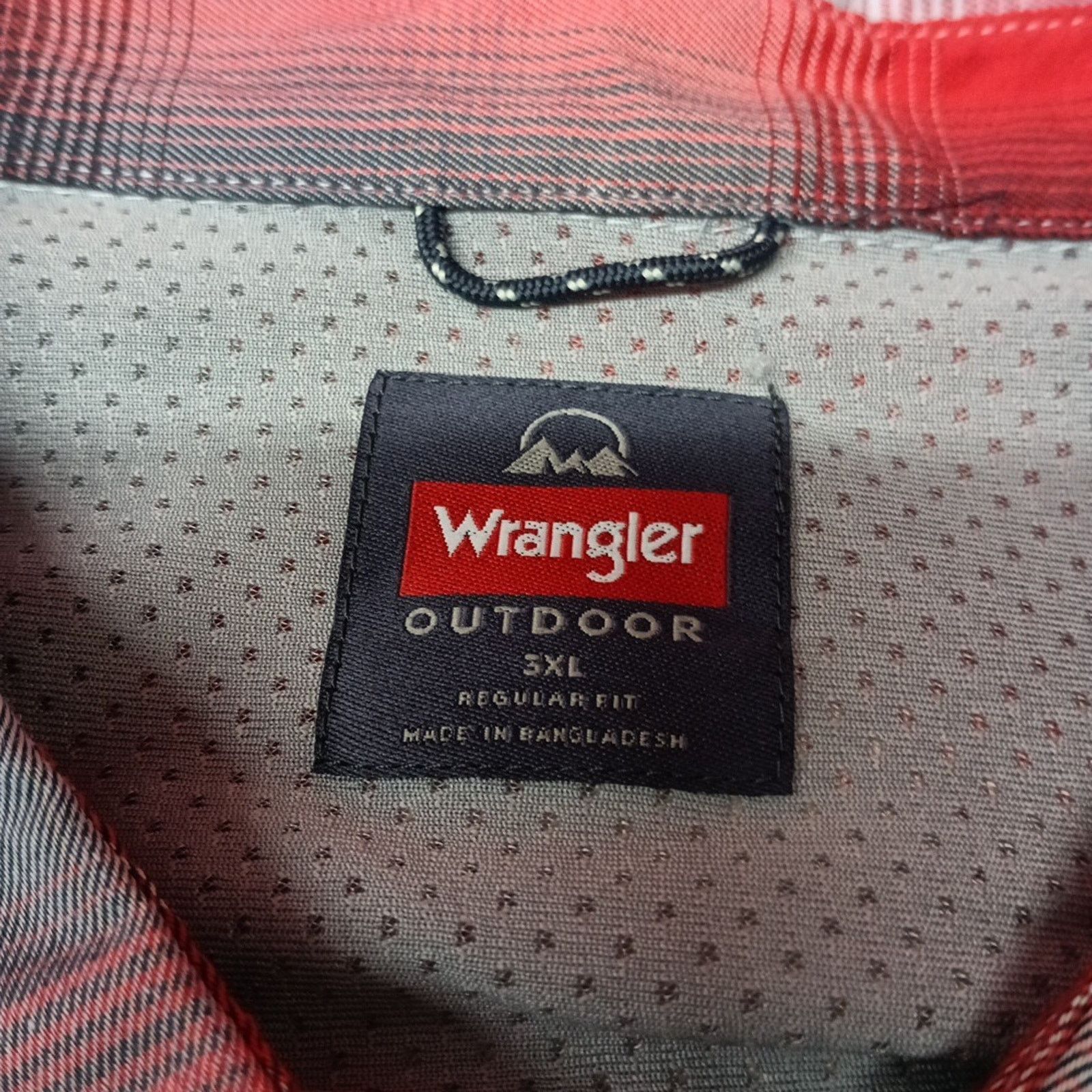Wrangler Wrangler Shirt Men's 3XL Red Plaid Convertible Sleeves Shirt Size US XXL / EU 58 / 5 - 6 Thumbnail