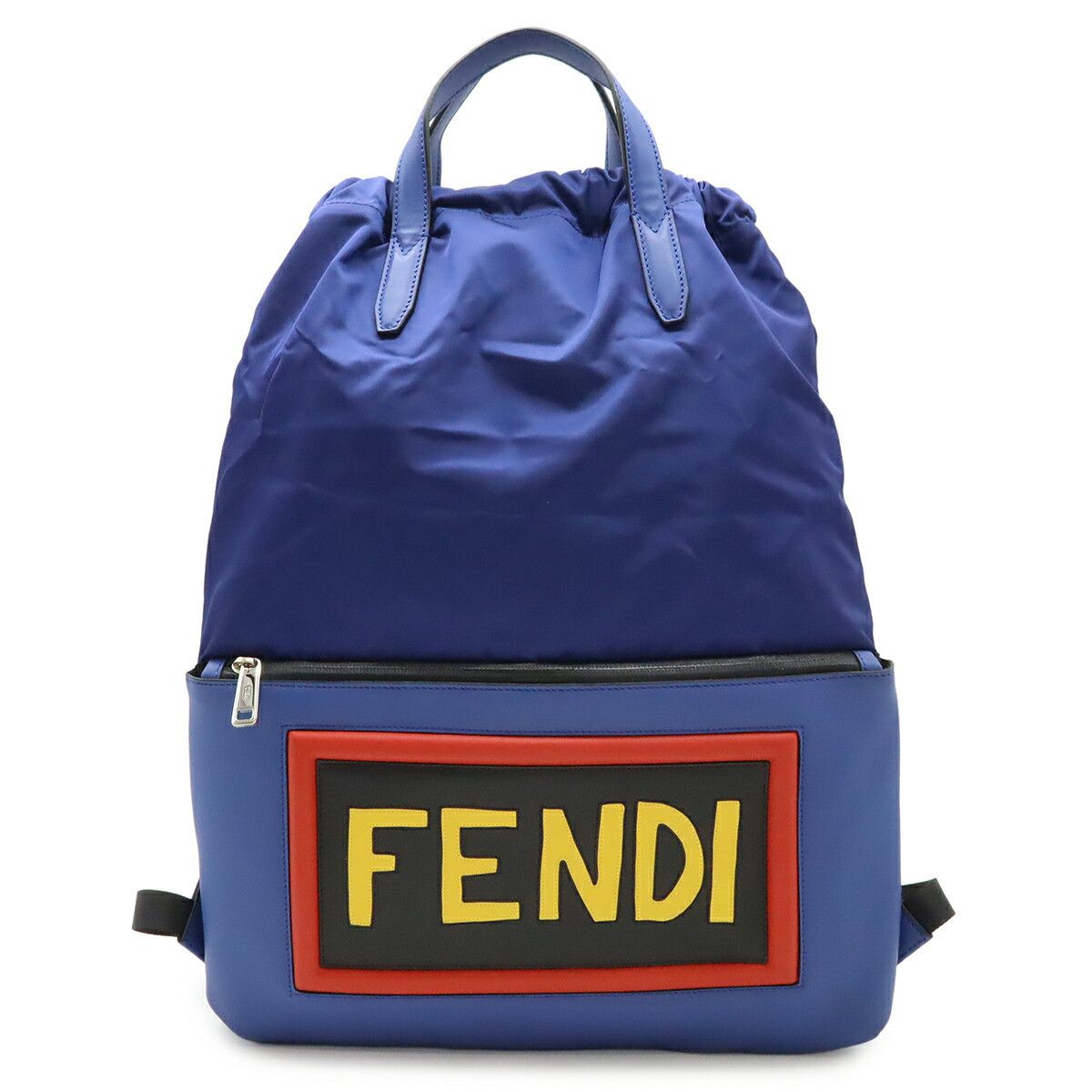 Fendi Fendi Fendi Logo Drawstring Backpack Textile Backpack 7VZ034 DUTY FREE for USA Size ONE SIZE - 1 Thumbnail