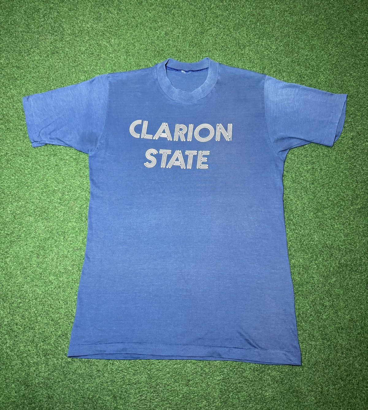 Vintage Vintage 70s 80s Clarion State Retro College 18.5x28 T Shirt Size US M / EU 48-50 / 2 - 1 Thumbnail