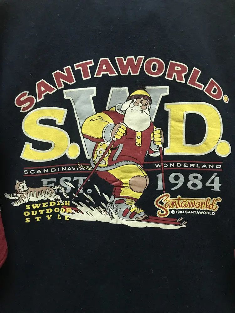 Vintage Vintage Santaworld Halfzipper Sweatshirts Size US L / EU 52-54 / 3 - 4 Thumbnail