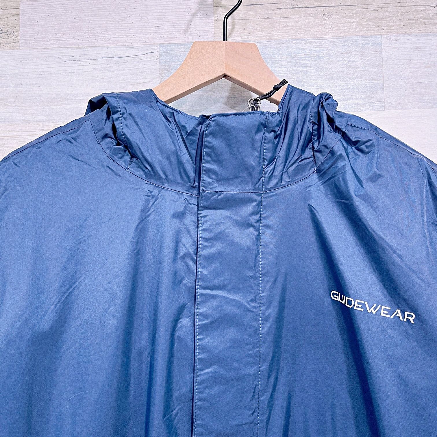 Bass Pro Shops × Cabelas Guidewear Rain Stopper Jacket Blue Mesh Lined Mens XLT Size US XL / EU 56 / 4 - 3 Thumbnail