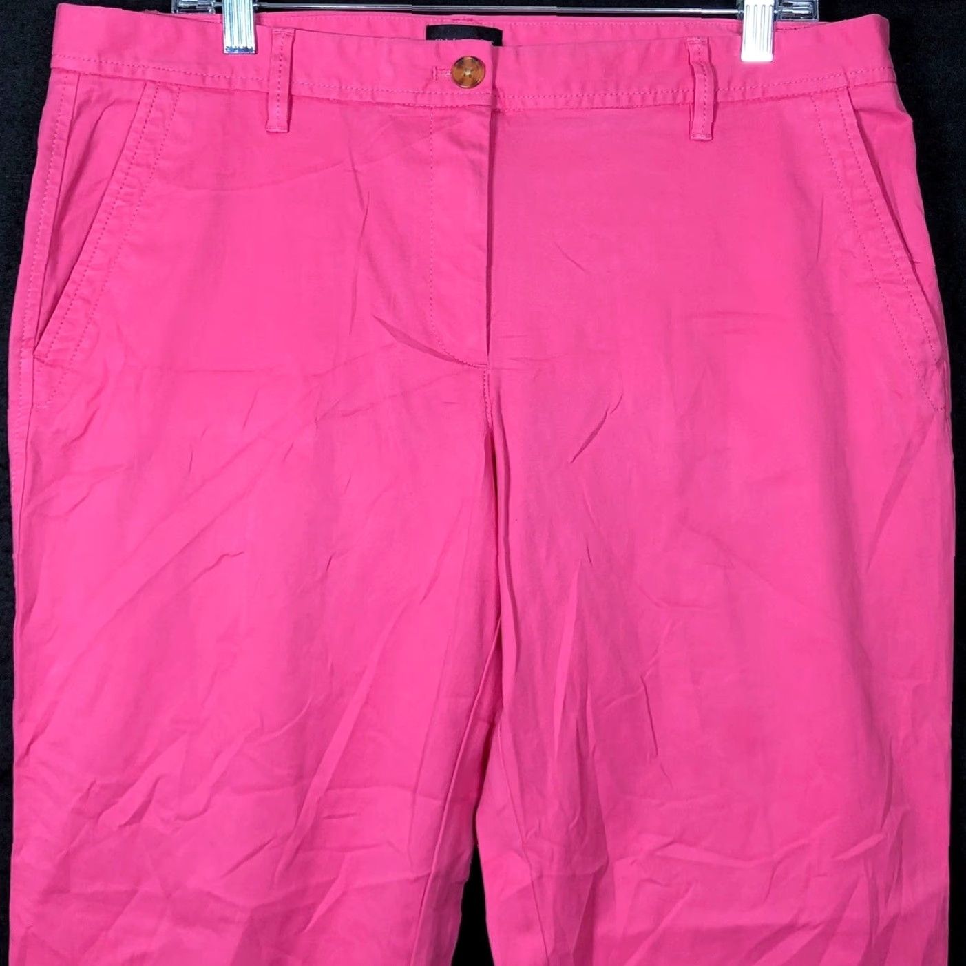 Talbots Talbots Pink High Rise Relaxed Chino Pants 12 Womens Straight Stretch 29in Inseam Size 34" / US 12 / IT 48 - 2 Thumbnail