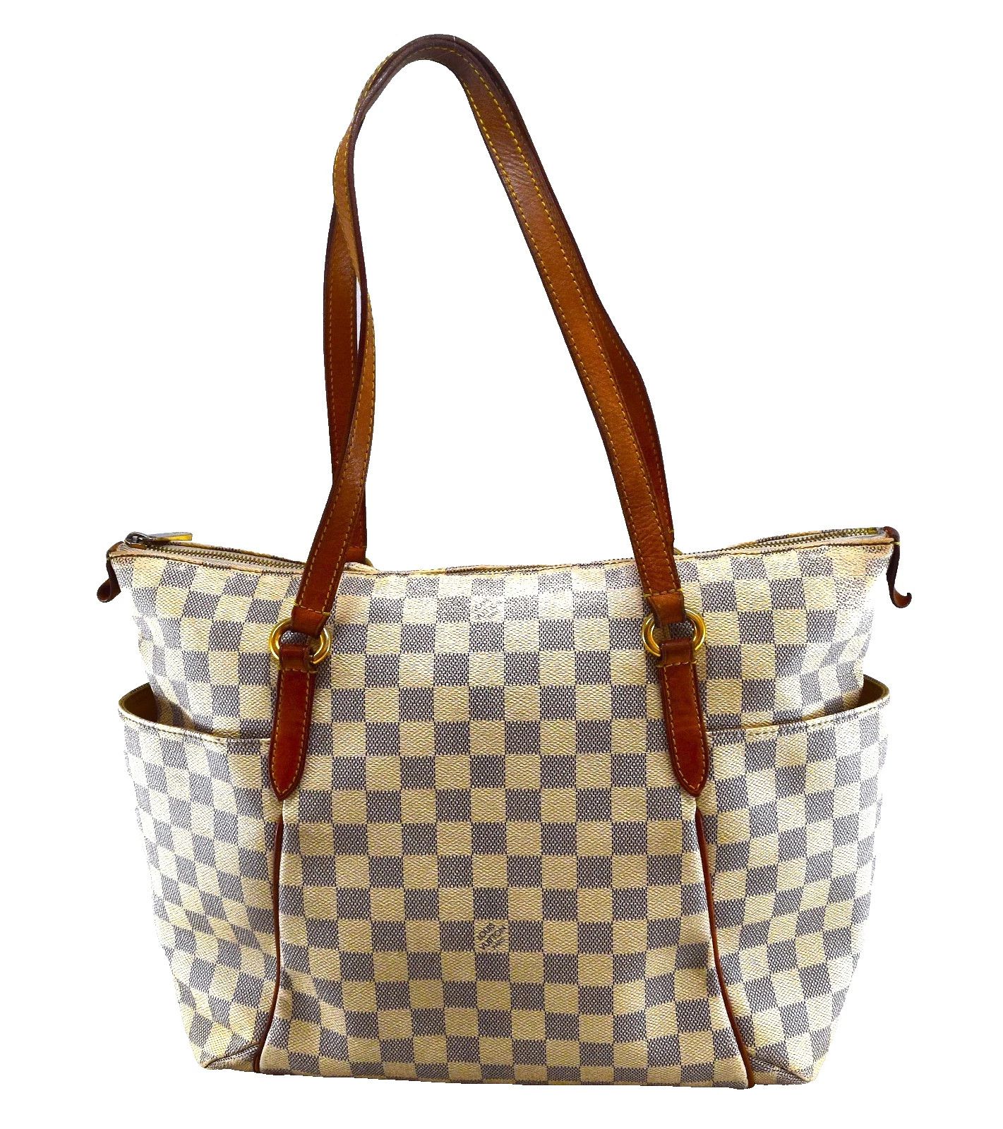 Louis Vuitton Louis Vuitton Totally MM Tote Bag Damier Azur Canvas N51262 Size ONE SIZE - 3 Thumbnail