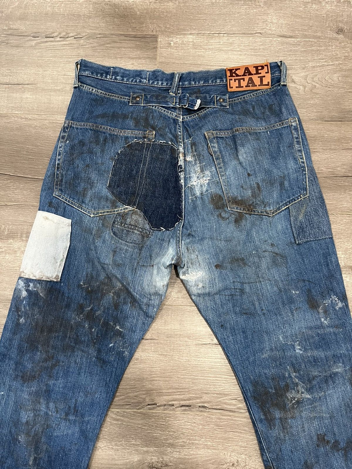 Japanese Brand Kapital Painter Patchwork Denim Size US 34 / EU 50 - 7 Thumbnail