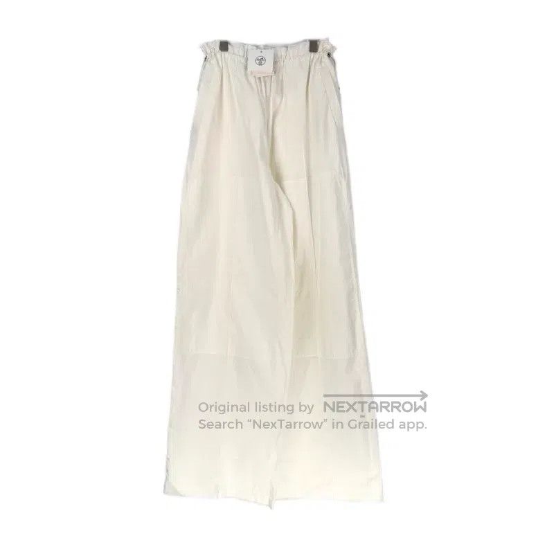 Hermes Hermes White Elastic Lace High Waisted Pants Size 25" / US 0 / IT 36 - 1 Thumbnail