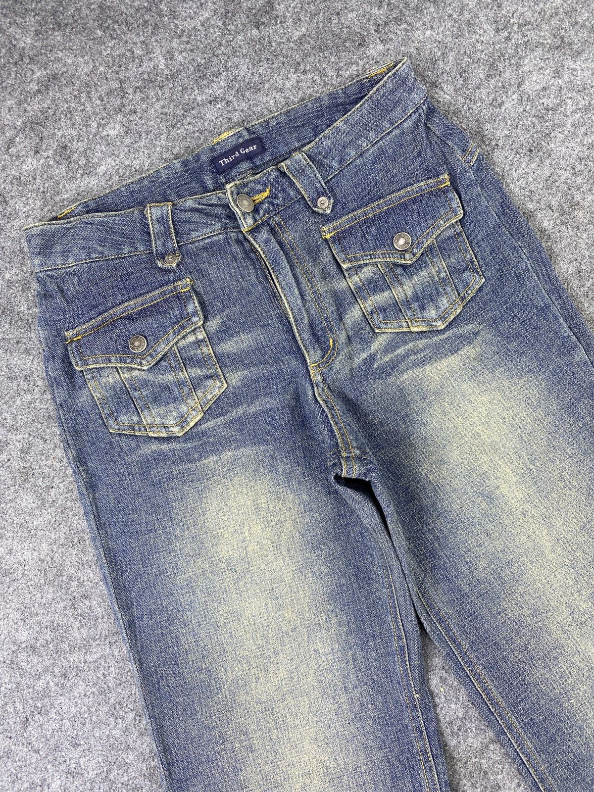 Japanese Brand × Jean Japanese Brand Third Gear bootcut Wash Jeans - J1036 Size US 28 / EU 44 - 3 Thumbnail
