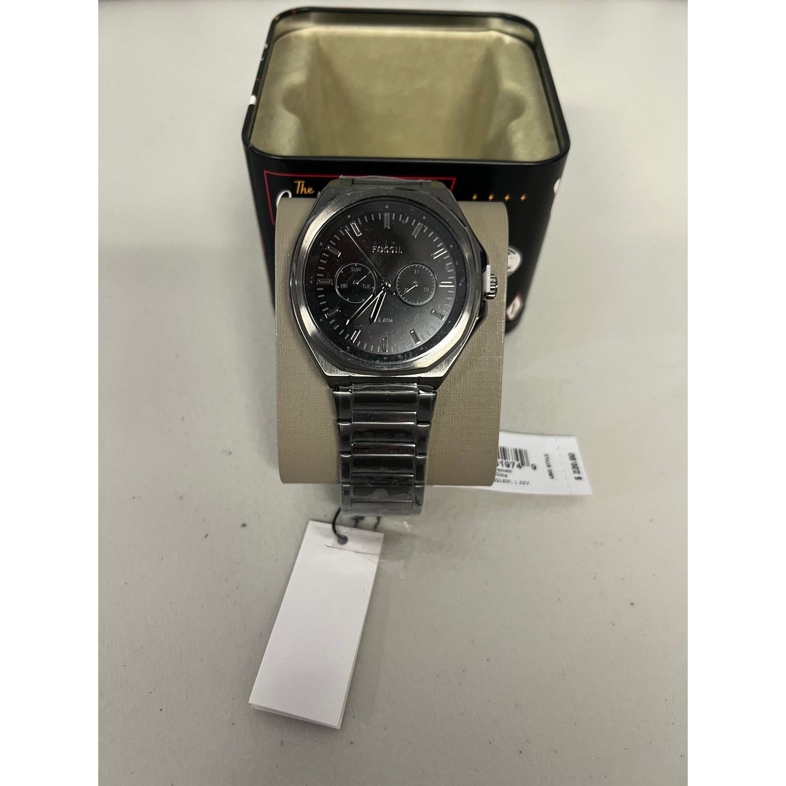 Fossil Fossil BQM2609 Evanston Gunmetal Stainless Steel Watch Size ONE SIZE - 2 Thumbnail