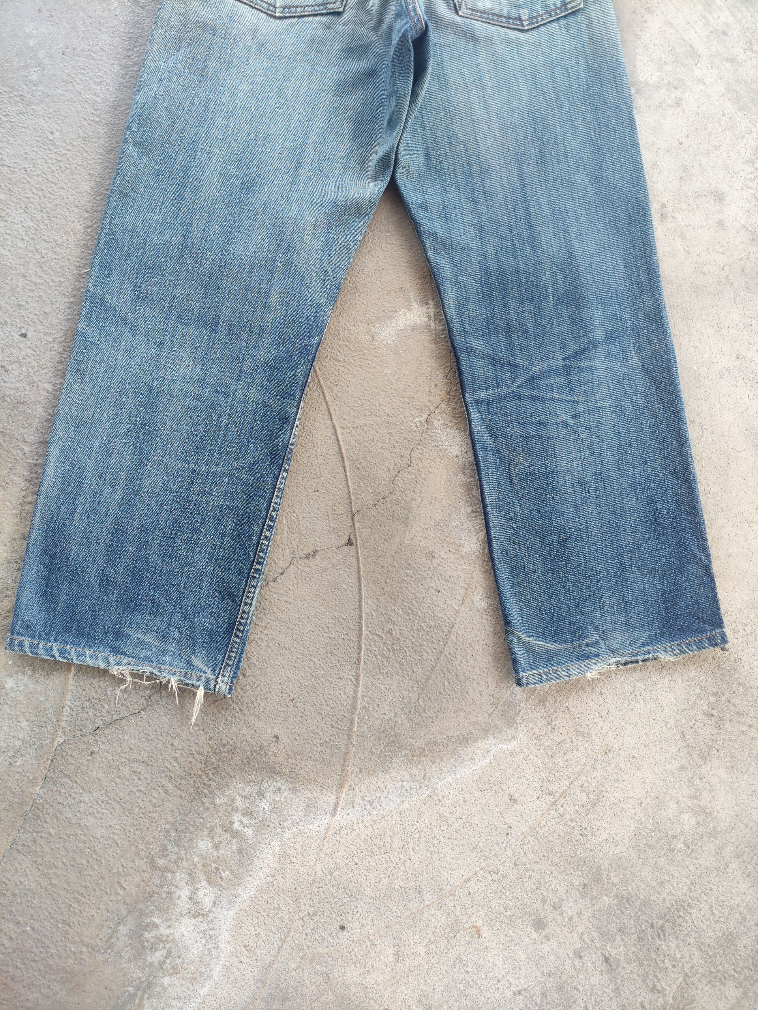 Japanese Brand Vintage Levis Japan Jean Distressed Faded Denim Pants Size US 30 / EU 46 - 12 Thumbnail