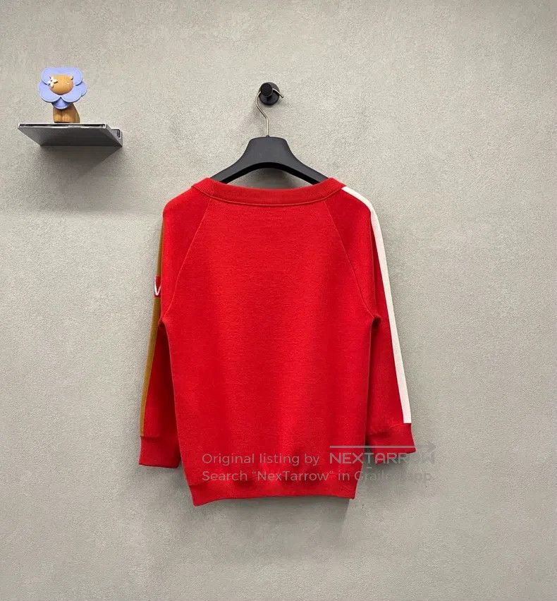 Louis Vuitton Louis Vuitton Red Side Stripe Sweatshirt Size US S / EU 44-46 / 1 - 2 Thumbnail