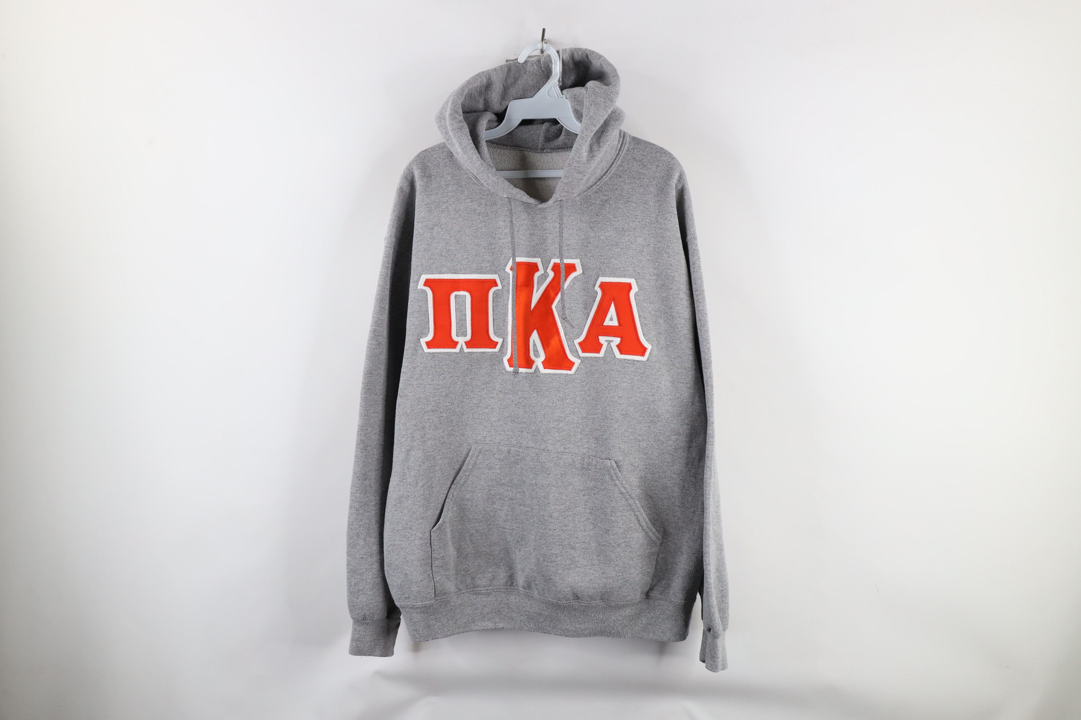 Vintage Vintage 90s Pi Alpha Kappa Fraternity Hoodie Sweatshirt Size US L / EU 52-54 / 3 - 1 Thumbnail