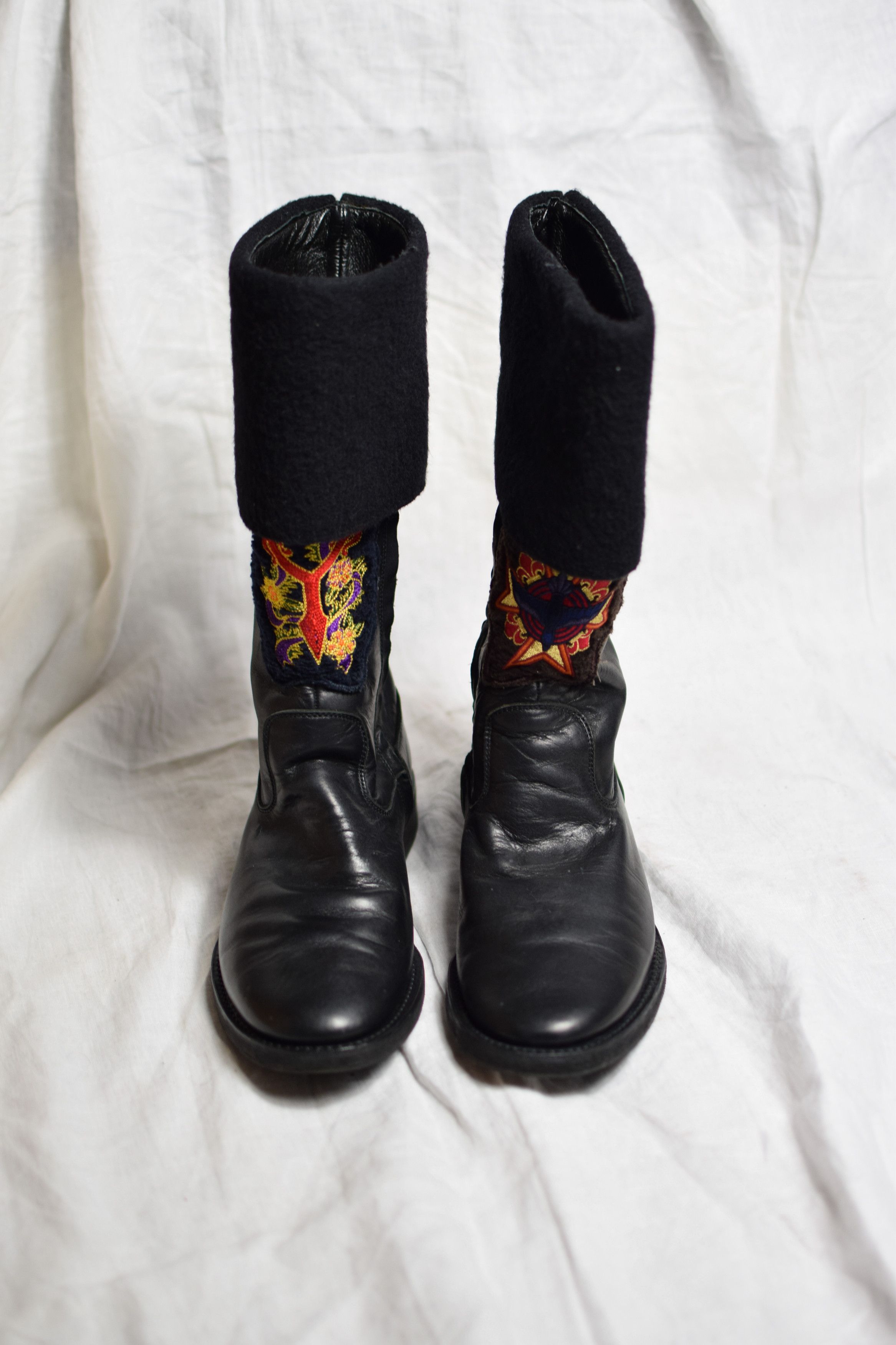 Yohji Yamamoto FINAL DROP - YYPH AW12 Patch Boots - HD-E07-754 Size US 8 / EU 41 - 7 Thumbnail