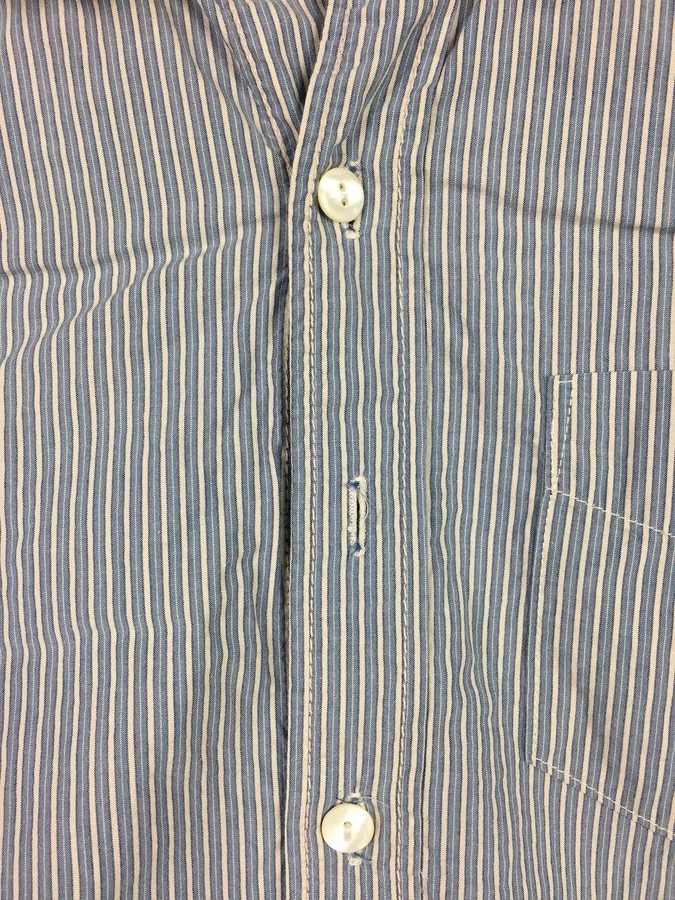 Nanamica Nanamica Japanese Brand Striped Button Up Shirt Size US S / EU 44-46 / 1 - 5 Thumbnail