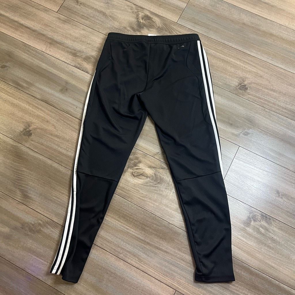 Adidas Adidas Black Athletic Workout Pants Men Medium Bin O-71 Size US 32 / EU 48 - 5 Thumbnail
