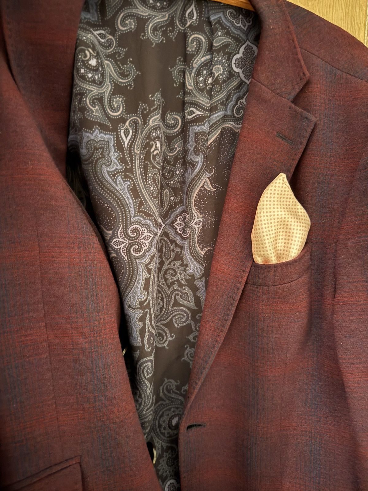 Tom Ford TOM FORD Mulberry Silk Pocket Square Size ONE SIZE - 4 Thumbnail