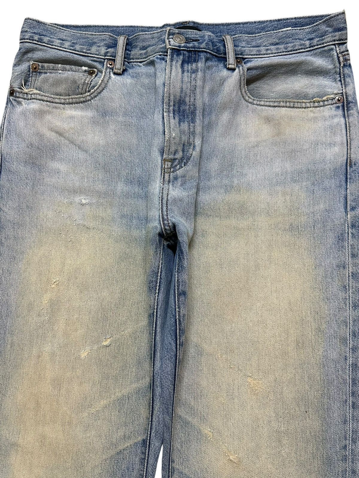 Uniqlo Vintage Japanese Uniqlo Mud Wash Faded Distress Style Loose Size US 32 / EU 48 - 3 Thumbnail